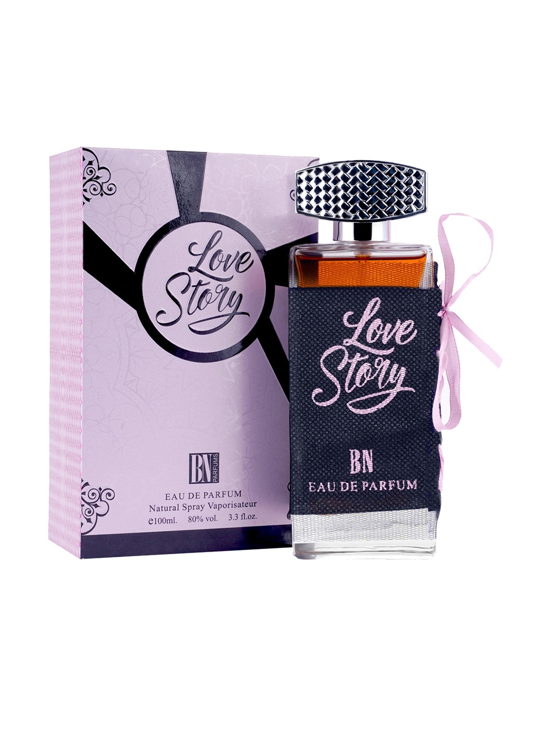 

BN PARFUMS Women Love Story Long-Lasting Eau De Parfum with Soothing Fragrance - 100ml, Black