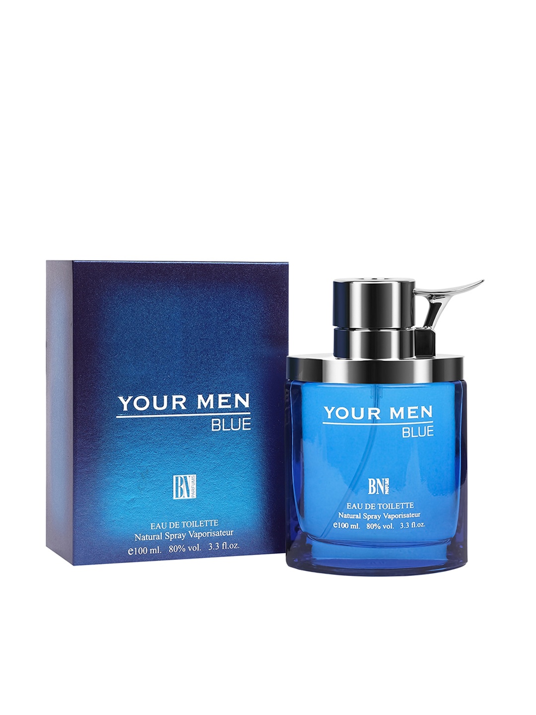 

BN PARFUMS Your Men Blue Long-Lasting Eau De Toilette with Soothing Fragrance - 100ml