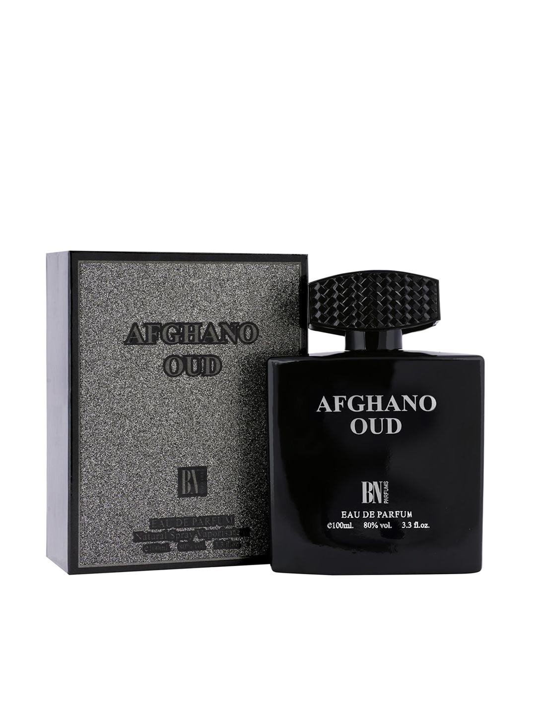 

BN PARFUMS Men Afghano Oud Long-Lasting Eau De Parfum with Soothing Fragrance - 100ml, Black