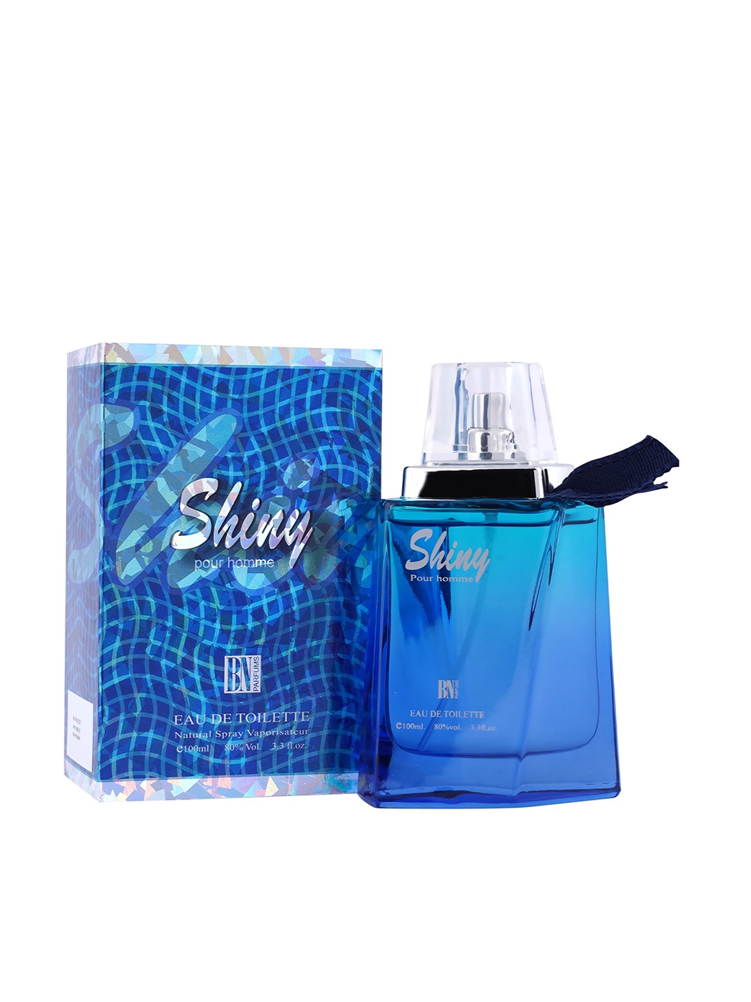 

BN PARFUMS Men Shiny Long-Lasting Eau De Toilette with Soothing Fragrance - 100ml, Blue