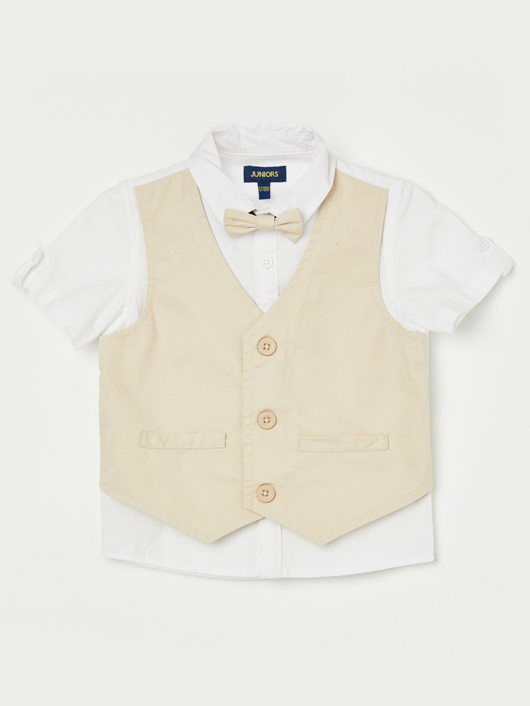 

Juniors by Lifestyle Boys Khaki Casual Cotton Shirt