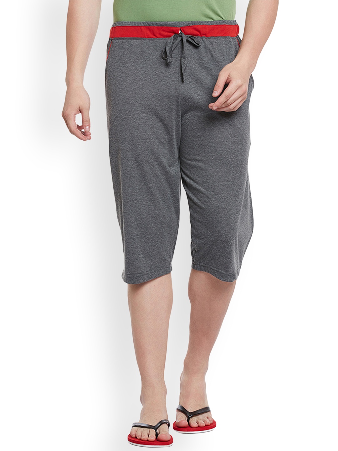 

MACK JONNEY Grey Lounge Shorts C8-ANTHRA01