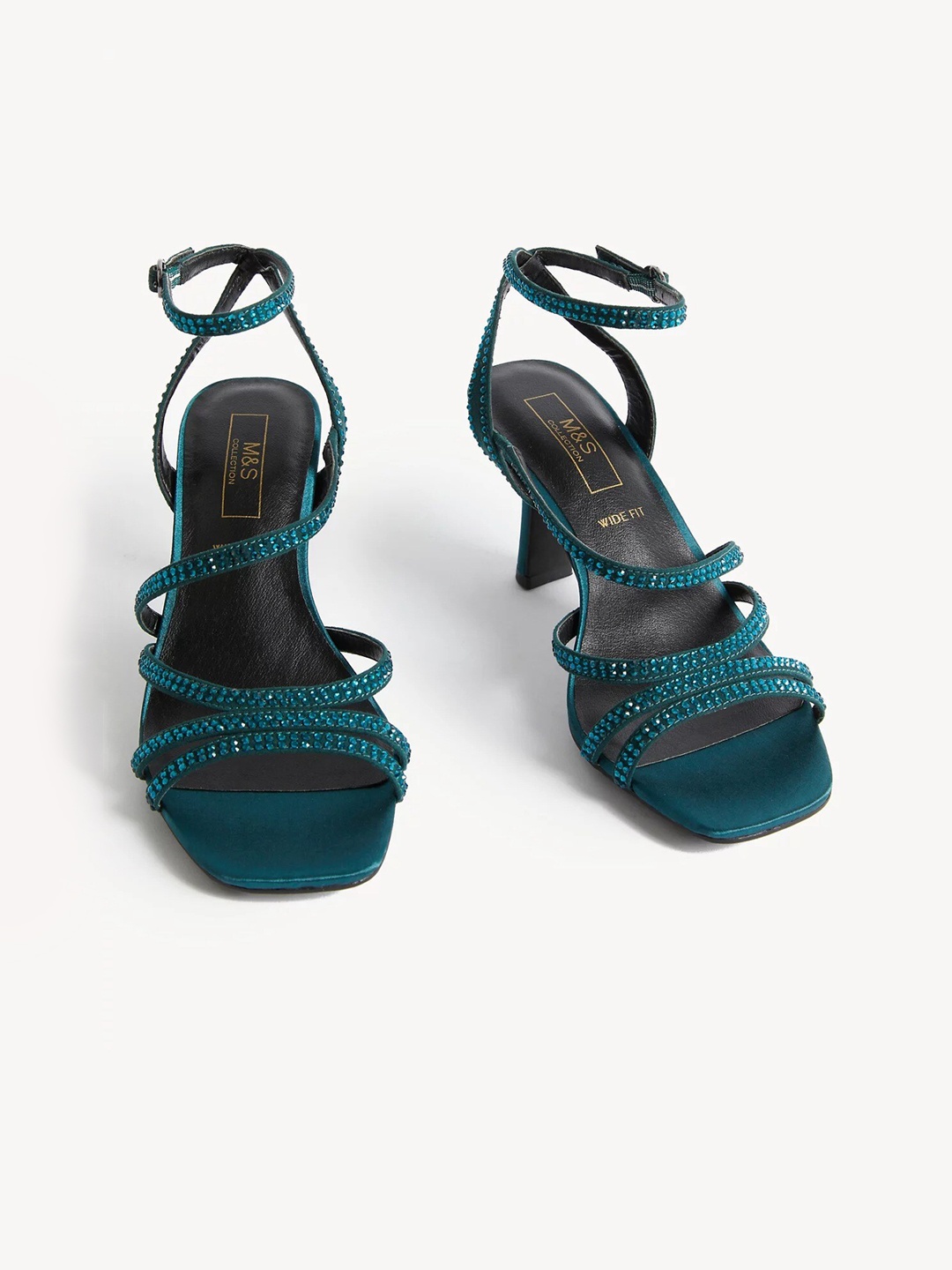 

Marks & Spencer Embellished Slim Heels, Teal