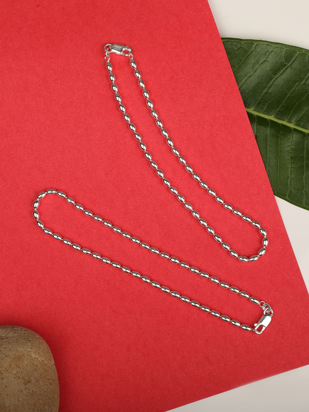 

Arte jewels Set of 2 925 Sterling Silver Anklet
