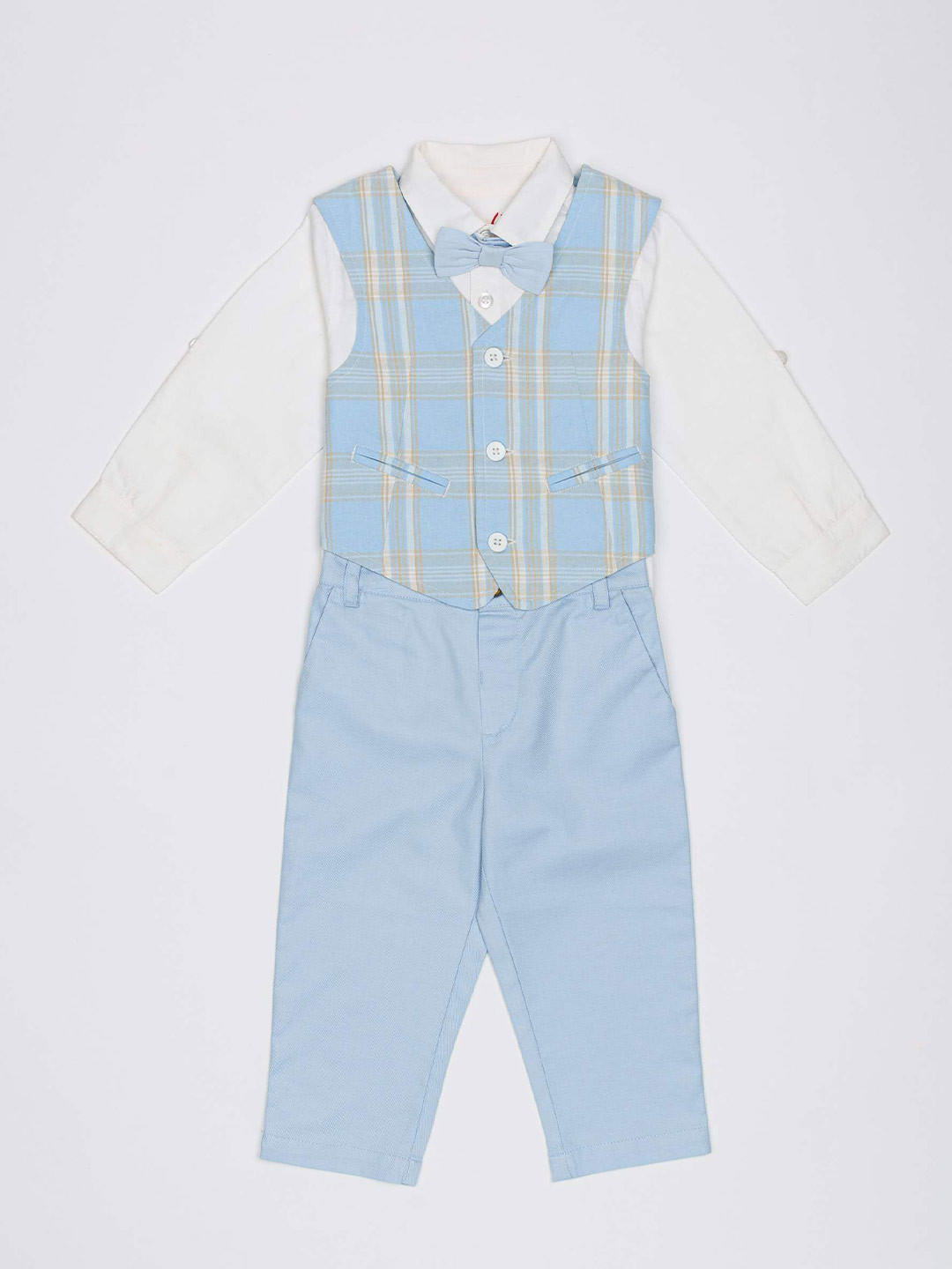 

H By Hamleys Boys Shirt with Trouser & with Waistcoat, Blue