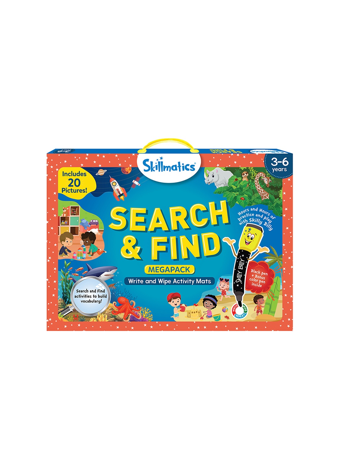 

Skillmatics Kids Search & Find Activity Toys and Games, Blue