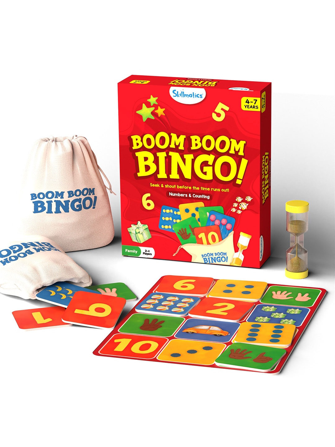 

Skillmatics Boom Boom Bingo Preschool Board Game, Multi