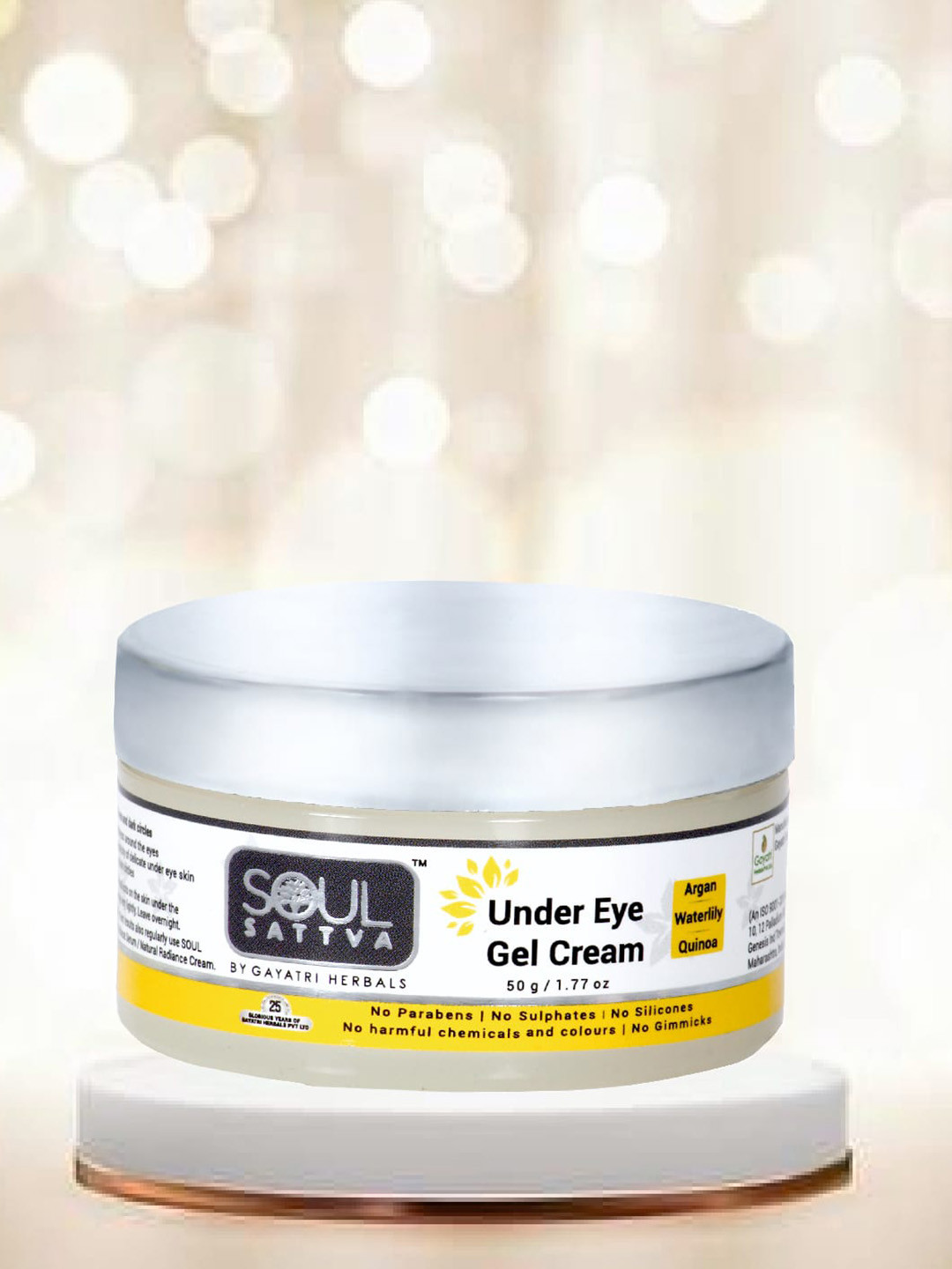 

Soul Sattva Undereye Gel Cream - 50 gm, White