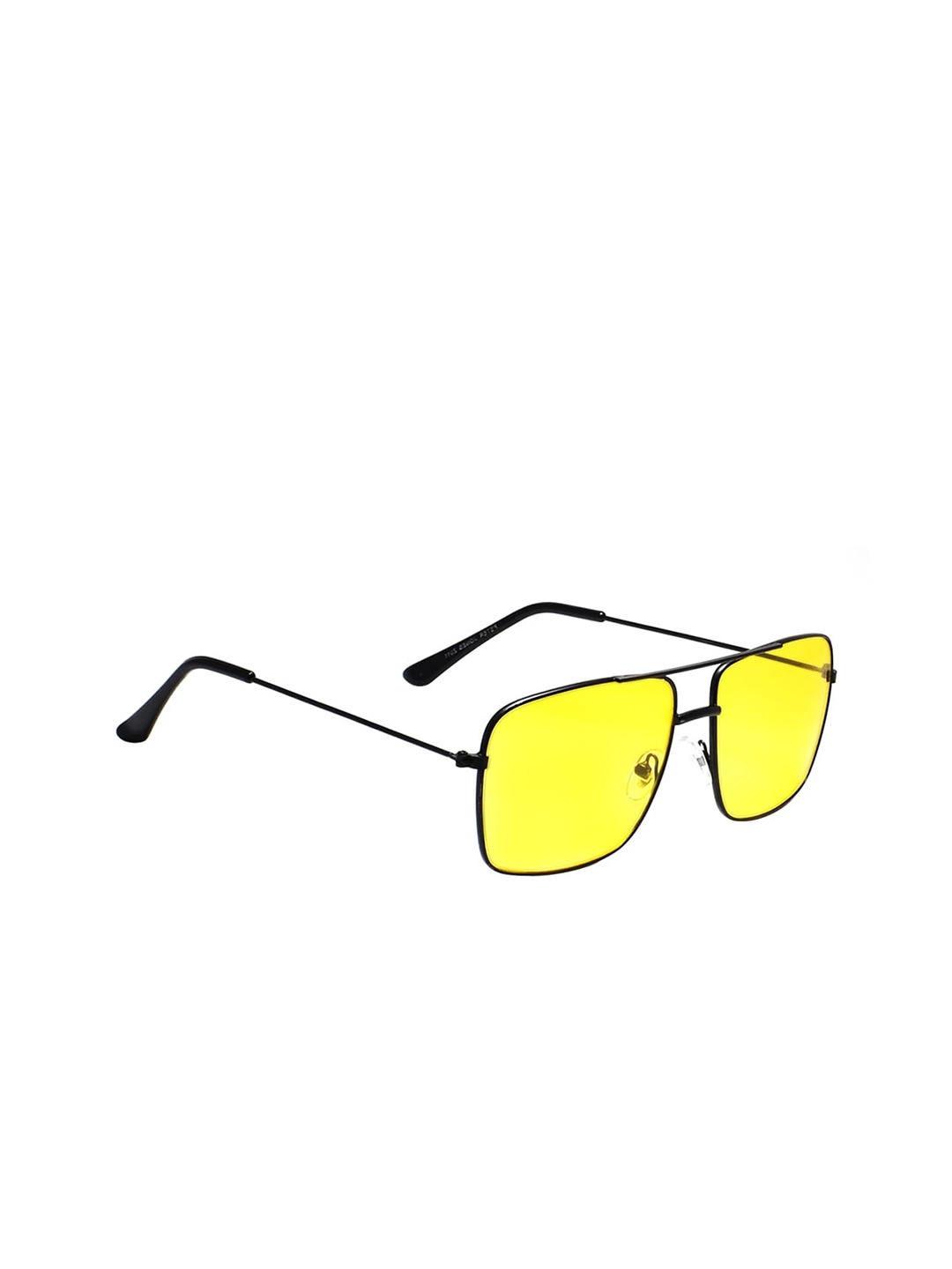 

Peter Jones Eyewear Unisex Lens & Square Sunglasses with UV Protected Lens, Yellow