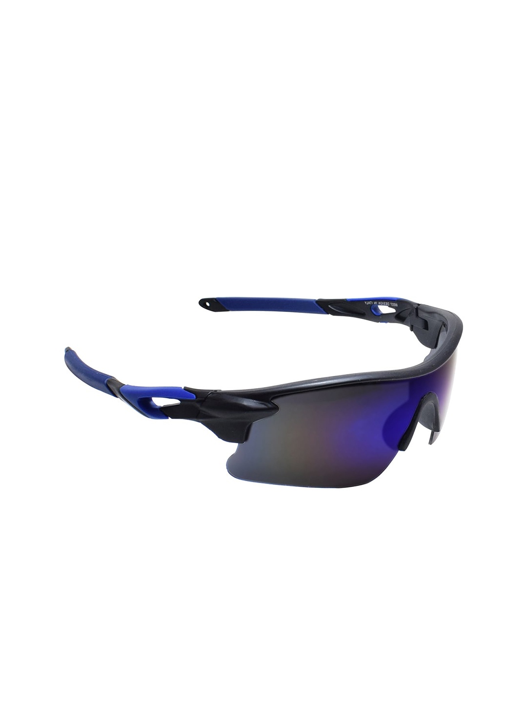 

Peter Jones Eyewear Unisex Sports Sunglasses with UV Protected Lens M-007BL_S, Blue
