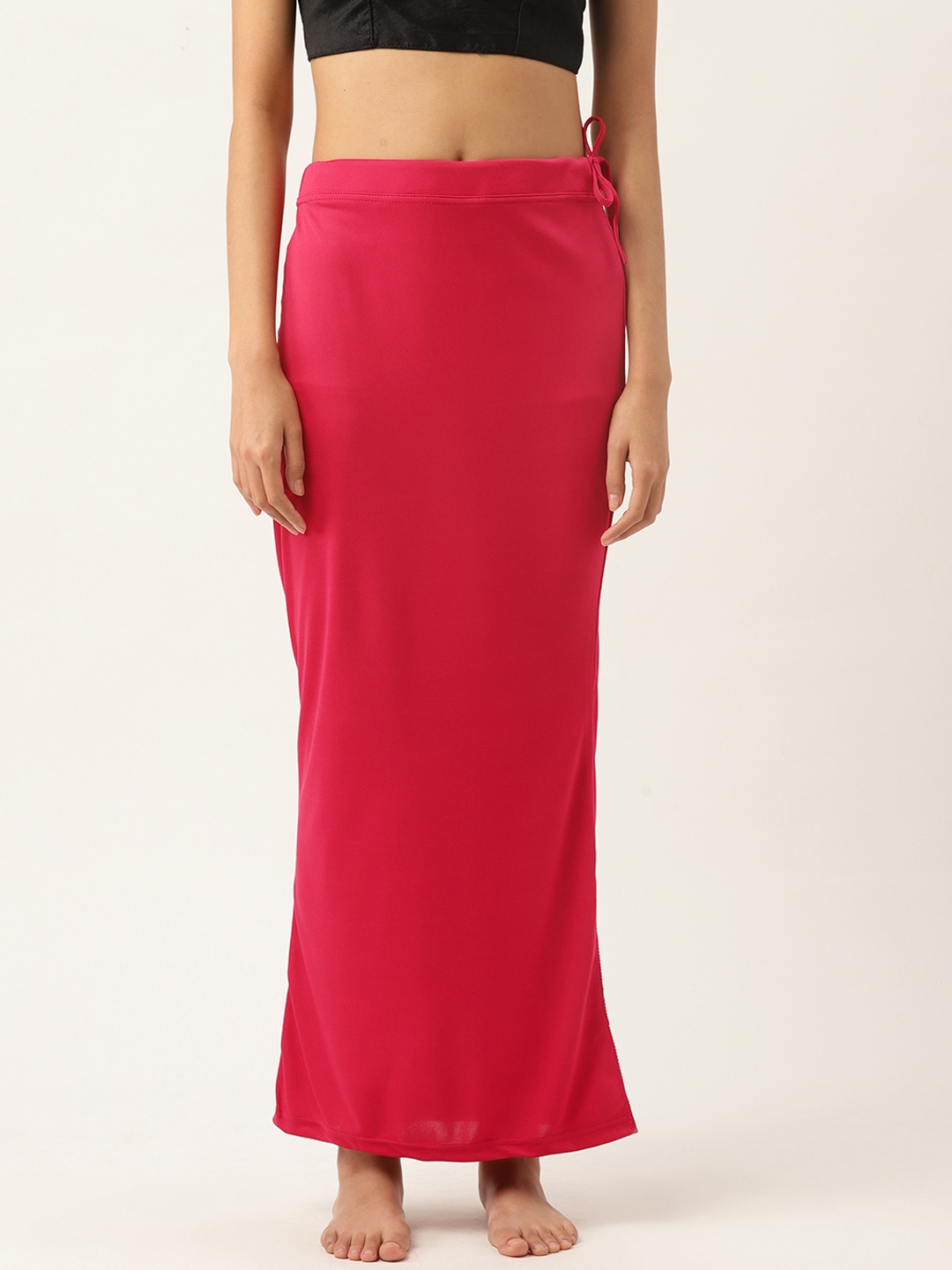 

Ms.Lingies Solid Saree Shapewear, Rose