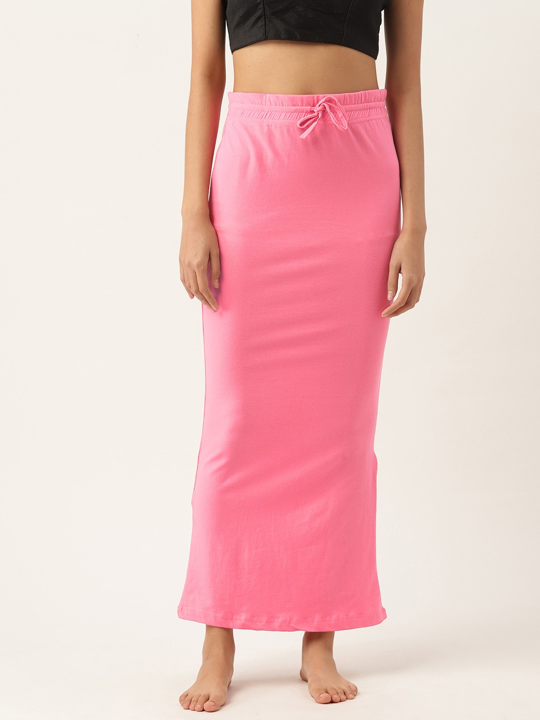 

Ms.Lingies Solid Saree Shapewear, Pink