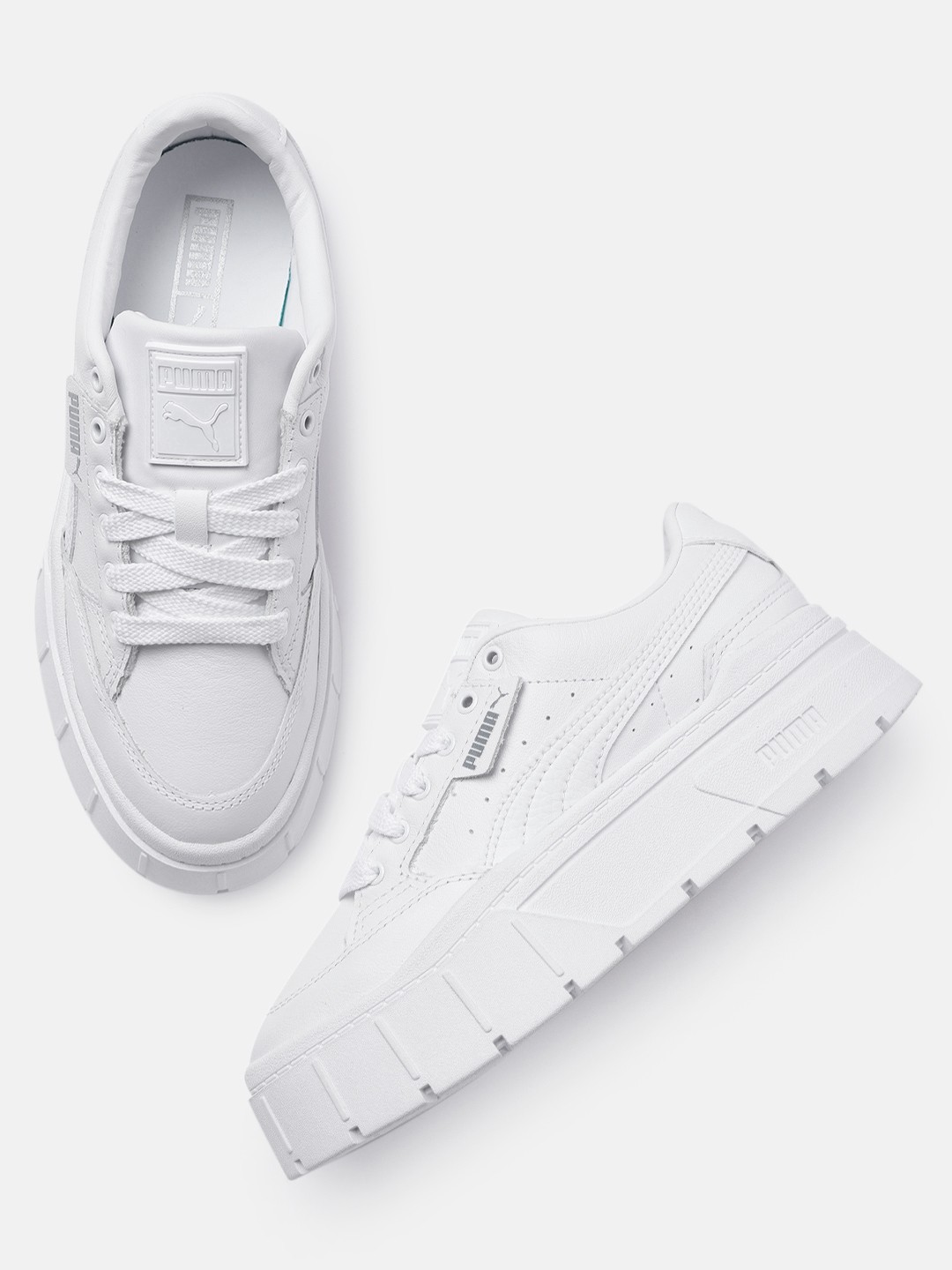 

Puma Women Leather Sneakers, White