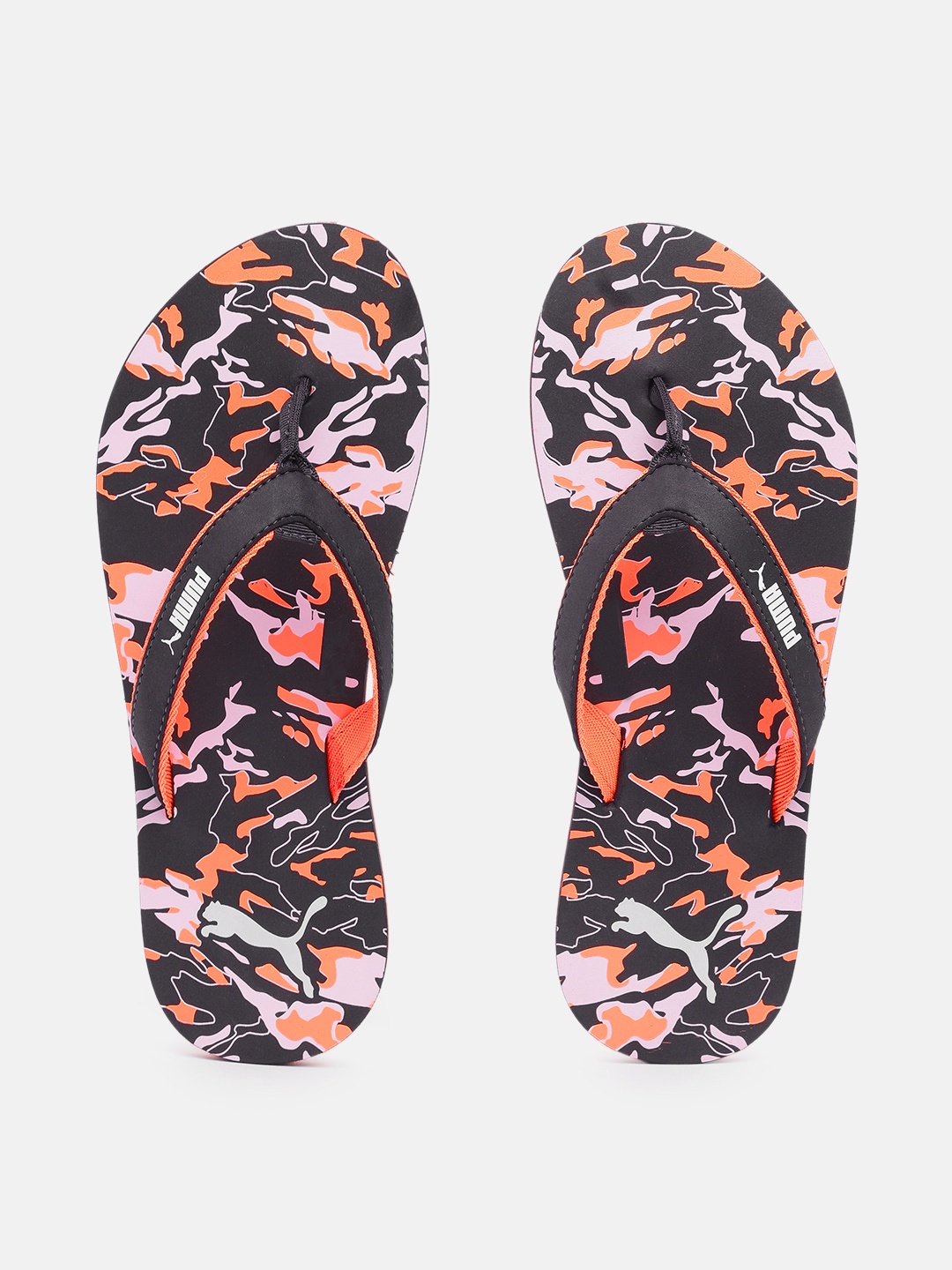 

Puma Women Hazel V2 Printed Thong Flip-Flops, Black