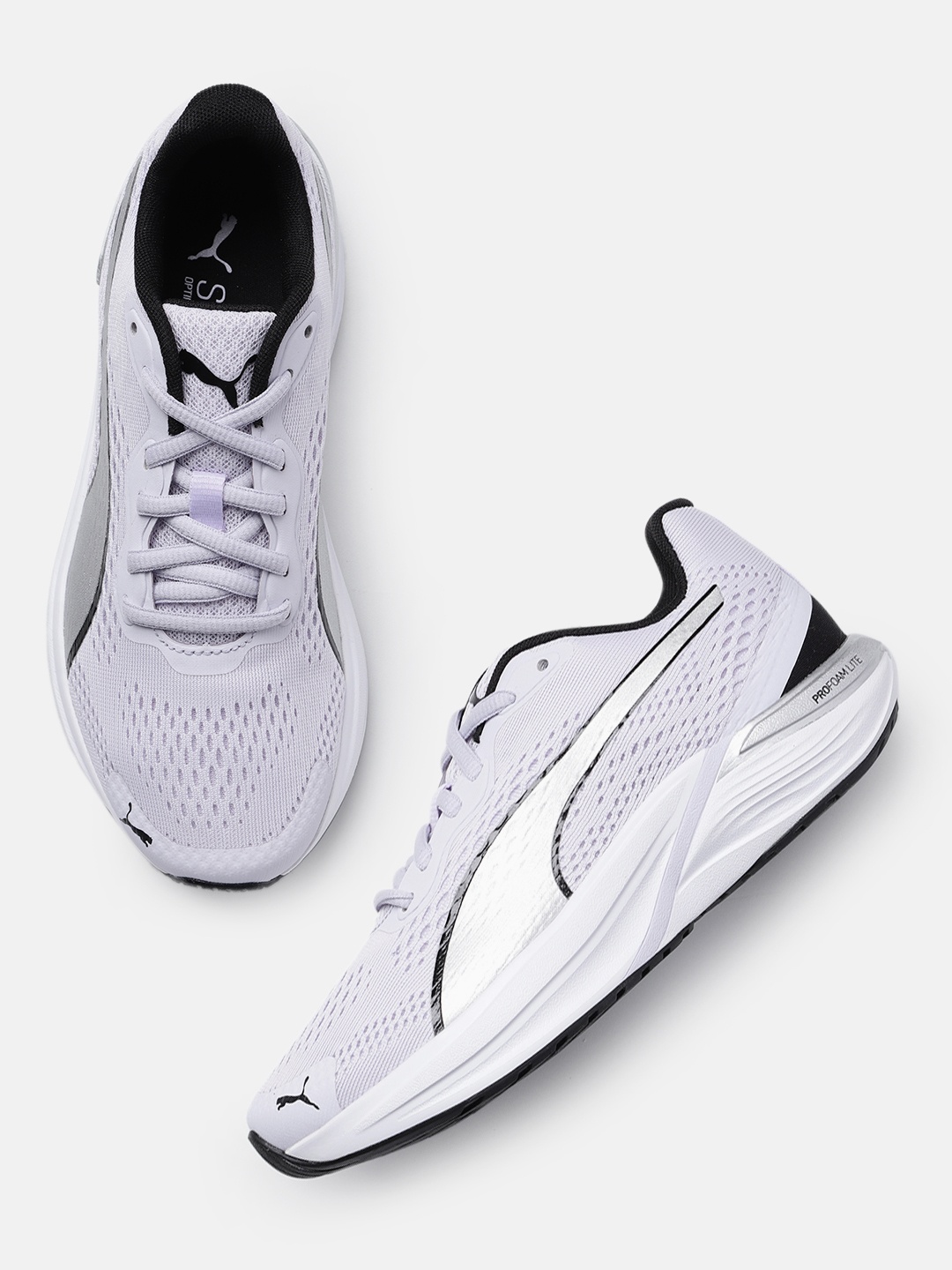 

Puma Women Solid Feline Profoam Femme Road Running Shoes, Lavender