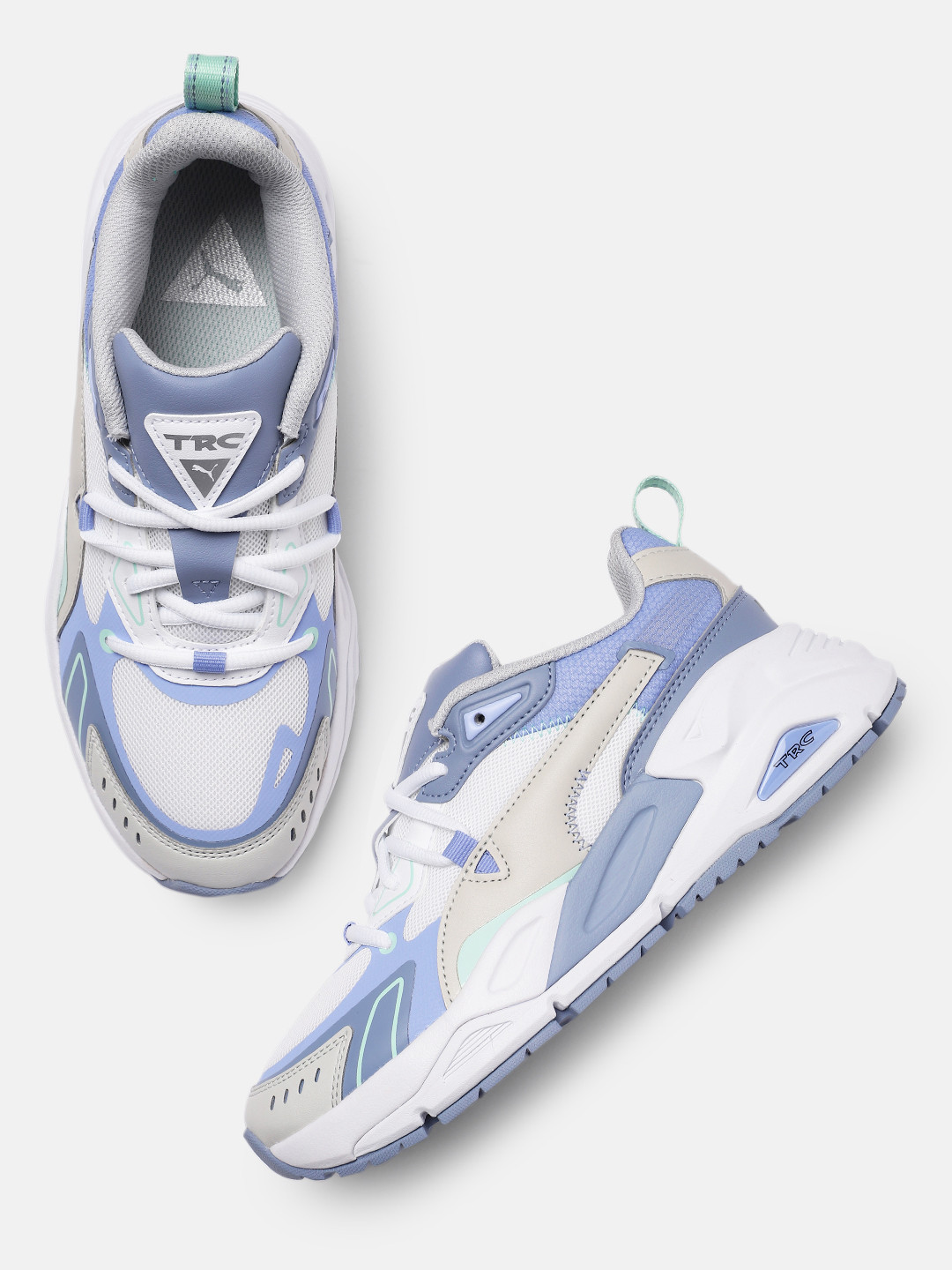

Puma Women Solid TRC MIRA Tech Regular Sneakers, White