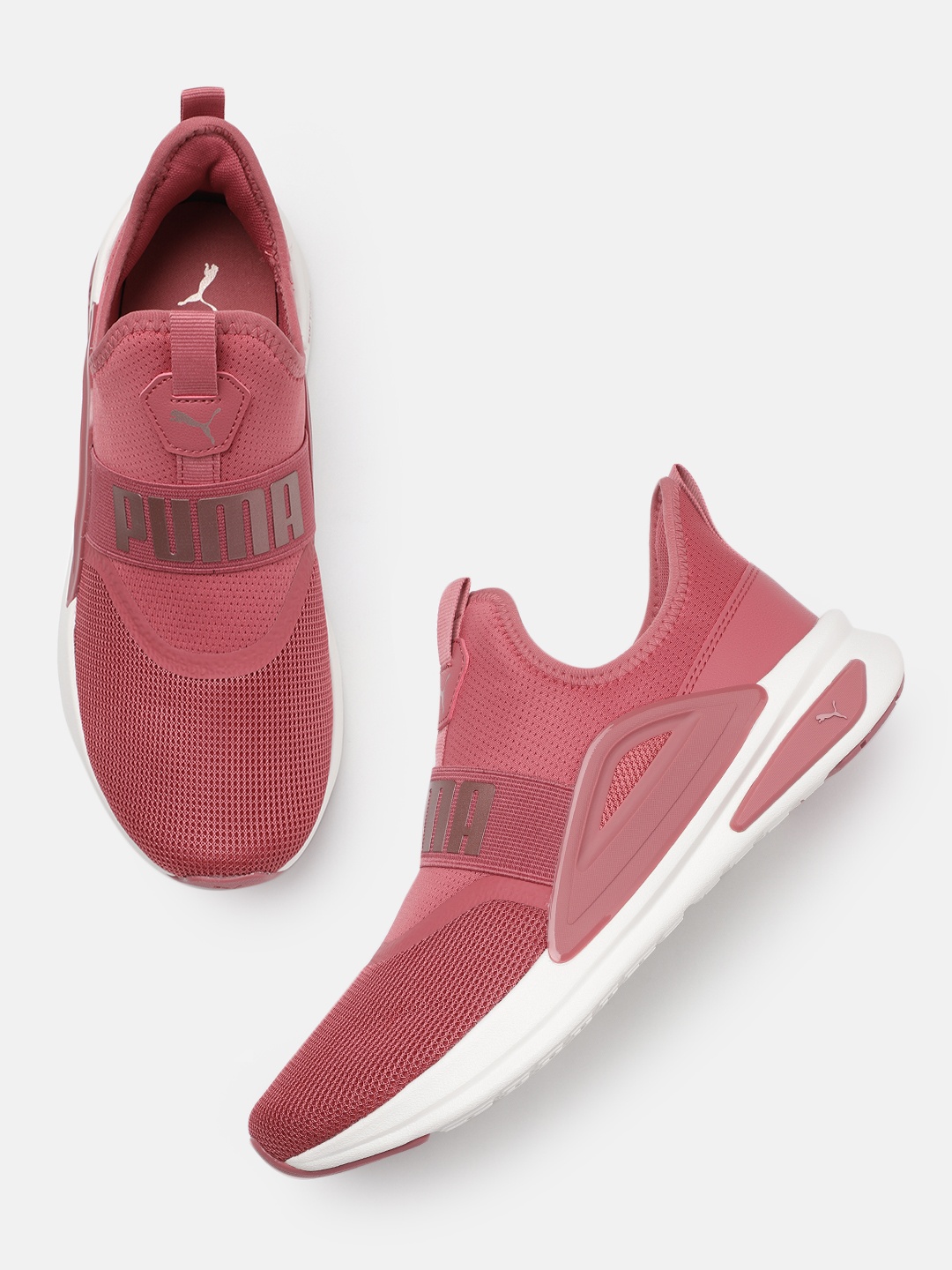 

Puma Women Softride Enzo Evo Slip-On Running Shoes, Pink
