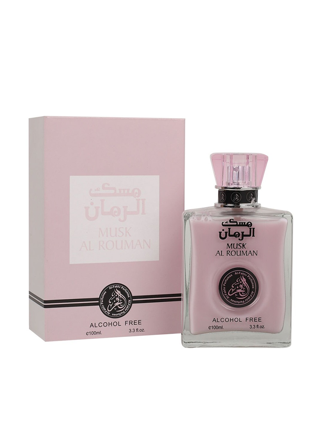 

Al-Fakhr Perfumes Men Musk Al Rouman Soothing & Long-Lasting Perfume 100 ml, Pink