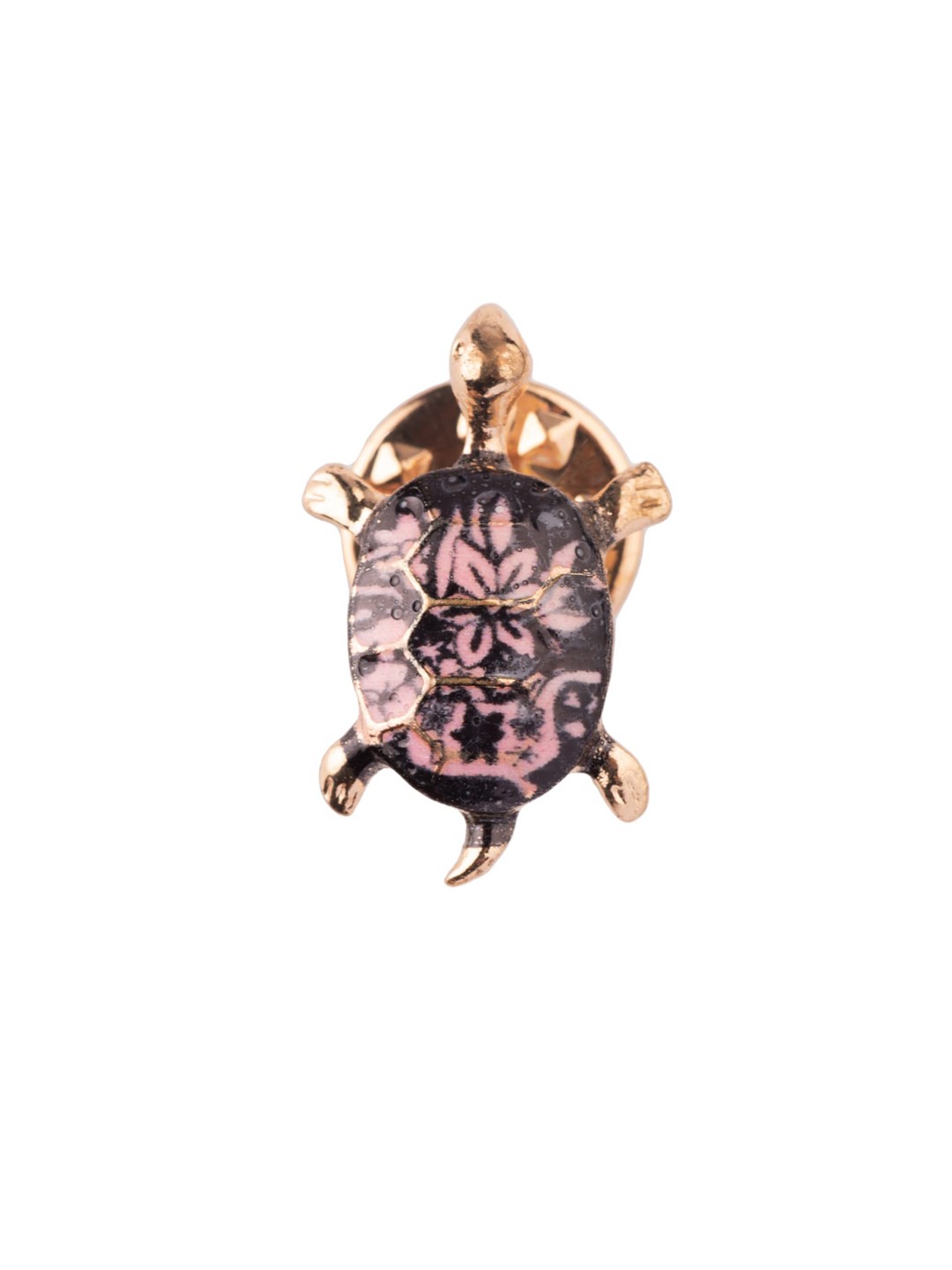 

The Tie Hub Men Tortoise Lapel Pin, Pink