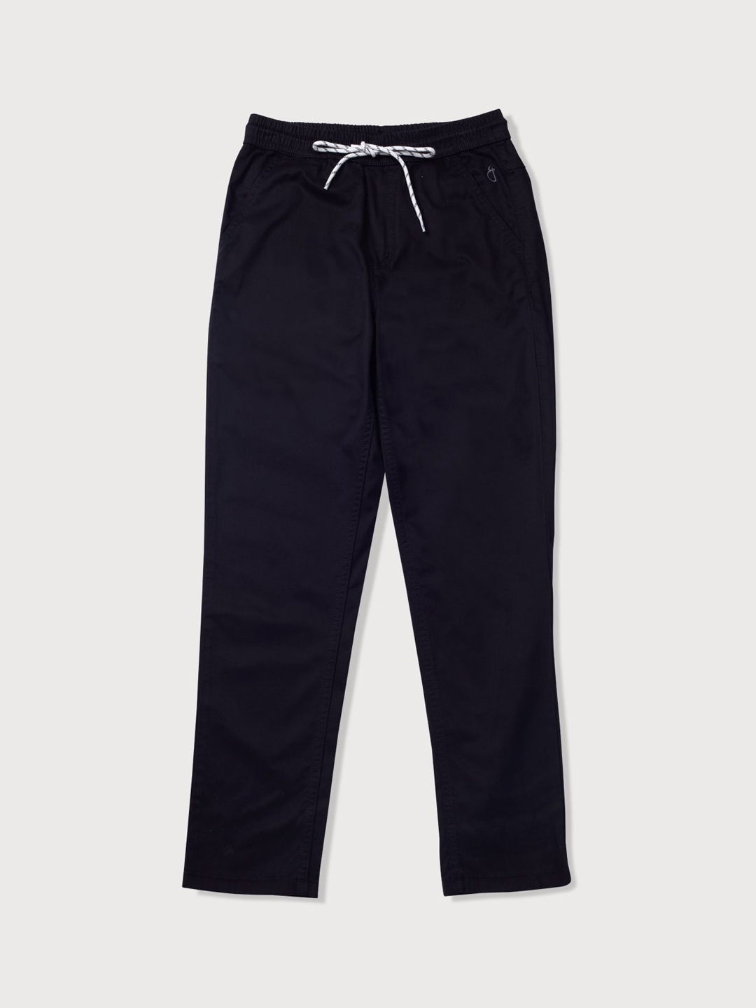 

Gini and Jony Boys Cotton Regular Trousers, Black