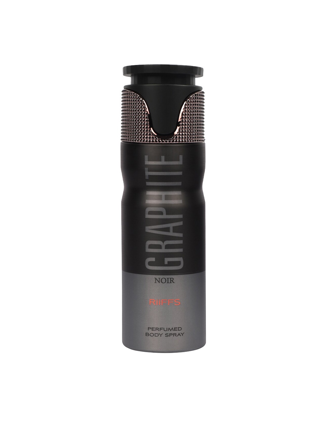 

RIIFFS Men Graphite Noir Long Lasting Deodorant - 200 ml, Black