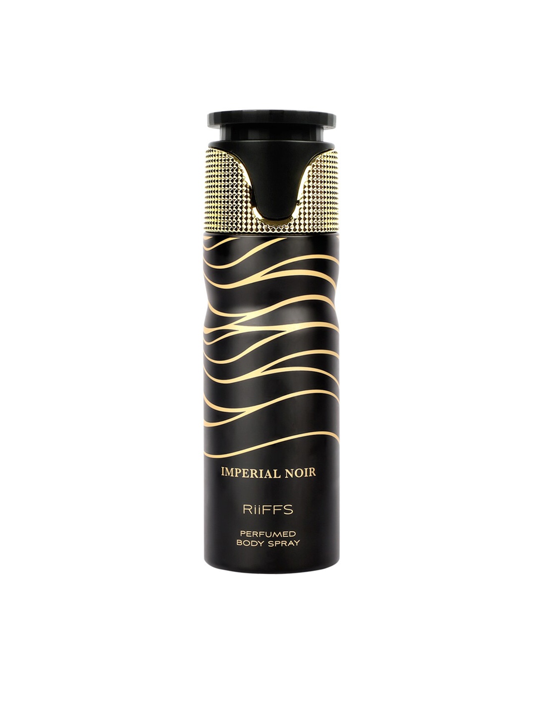 

RIIFFS Men Imperial Noir Long Lasting Body Spray - 200 ml, Black