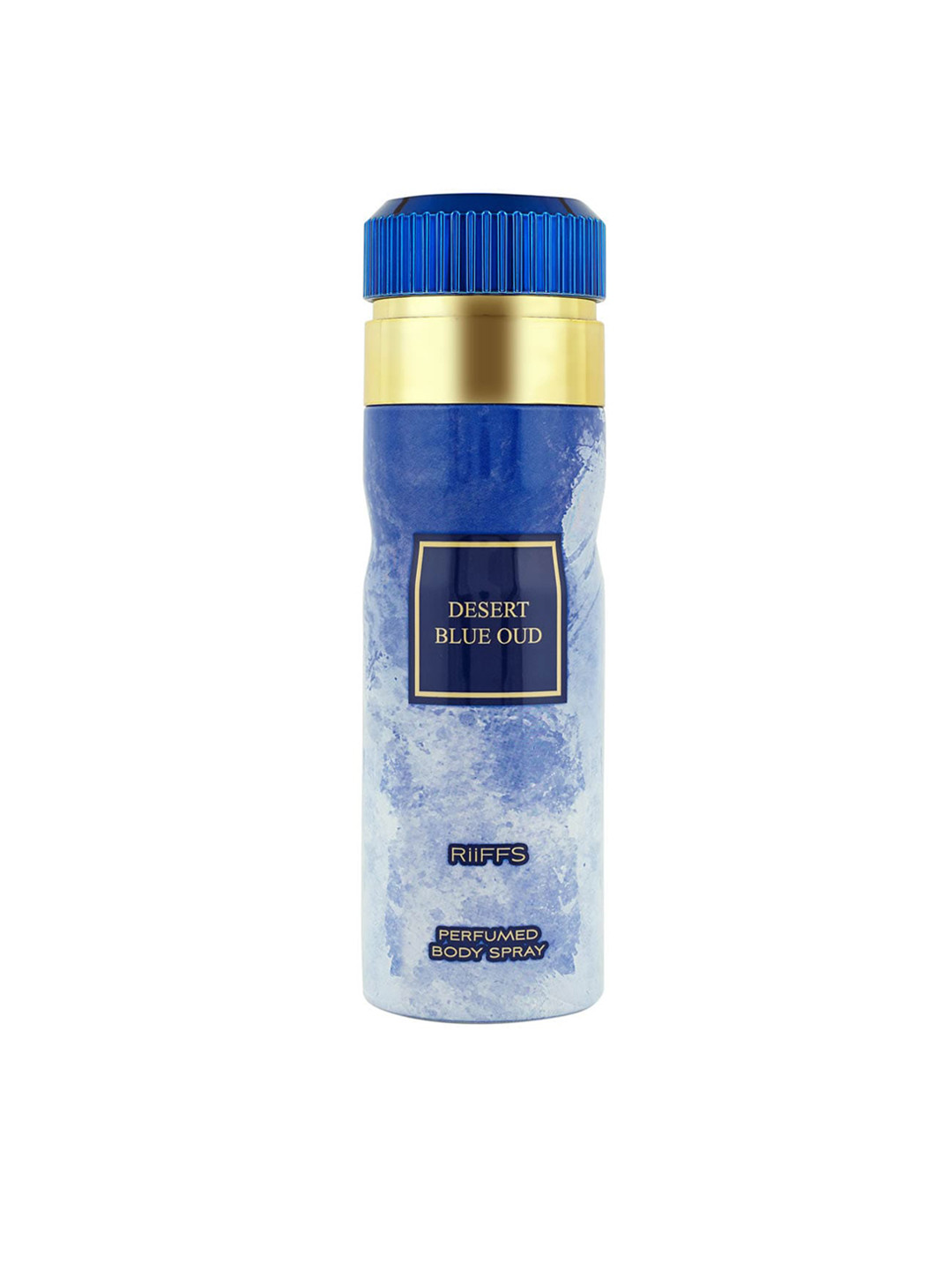 

RIIFFS Men Desert Blu Oud Long-Lasting Deodorant Body Spray with Soothing Fragrance- 200ml, Blue