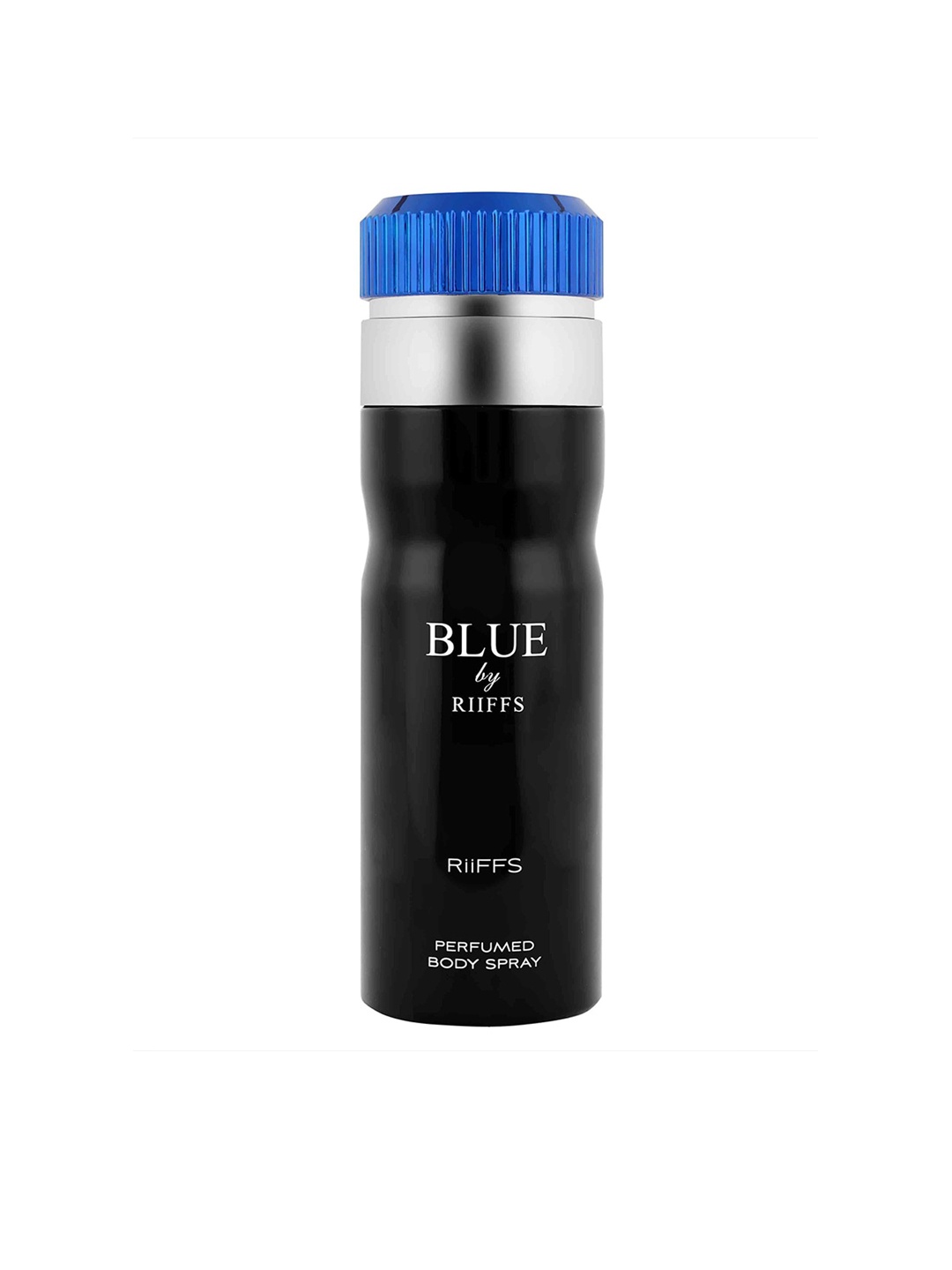 

RIIFFS Blue Long-Lasting Deodorant Body Spray with Soothing Fragrance - 200ml, Black