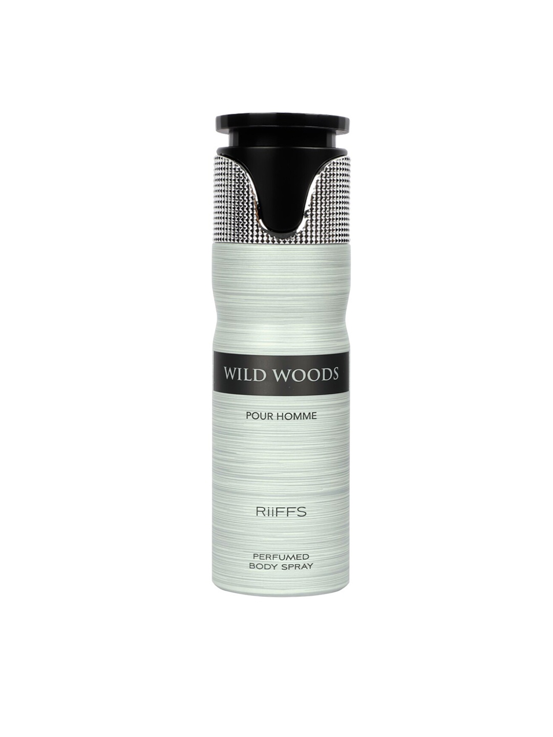 

RIIFFS Men Wild Woods Long-Lasting Deodorant Body Spray with Soothing Fragrance - 200ml, Grey