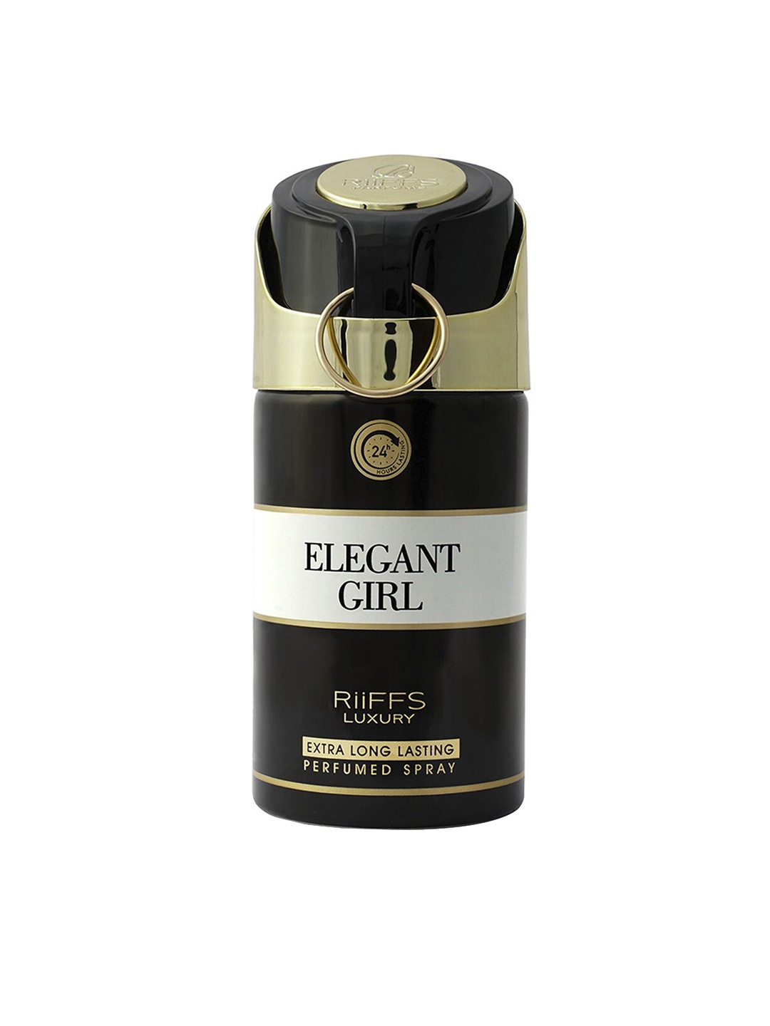 

RIIFFS Women Elegant Girl Long-Lasting Deodorant Body Spray with Soothing Fragrance- 250ml, Black