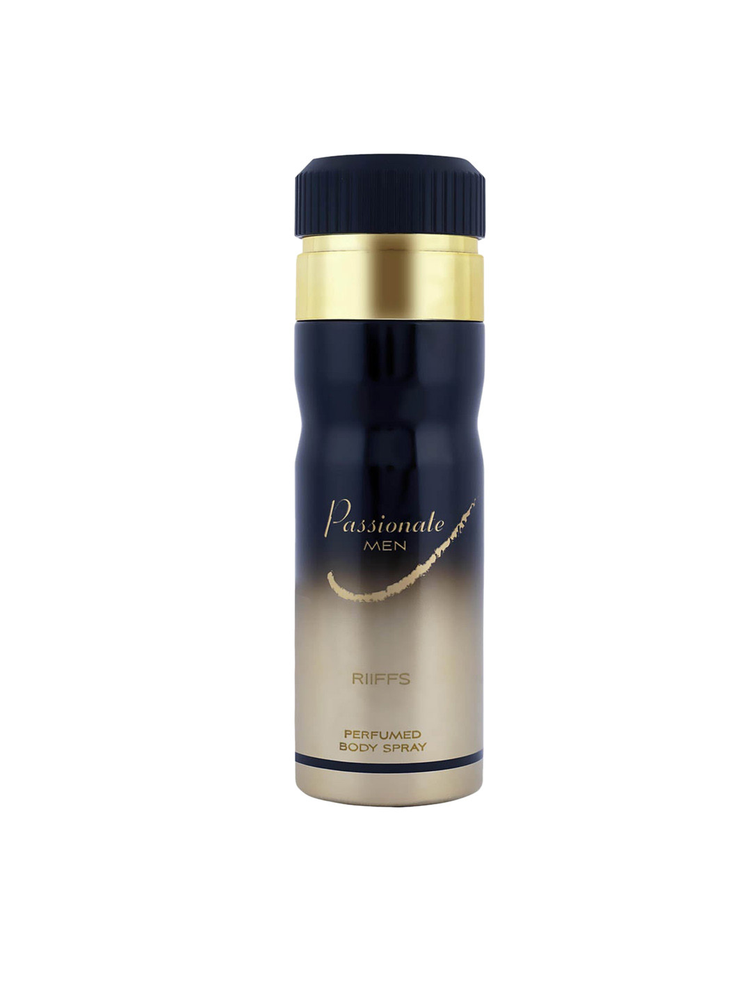 

RIIFFS Men Passionate Long-Lasting Deodorant Body Spray with Soothing Fragrance - 200ml, Navy blue
