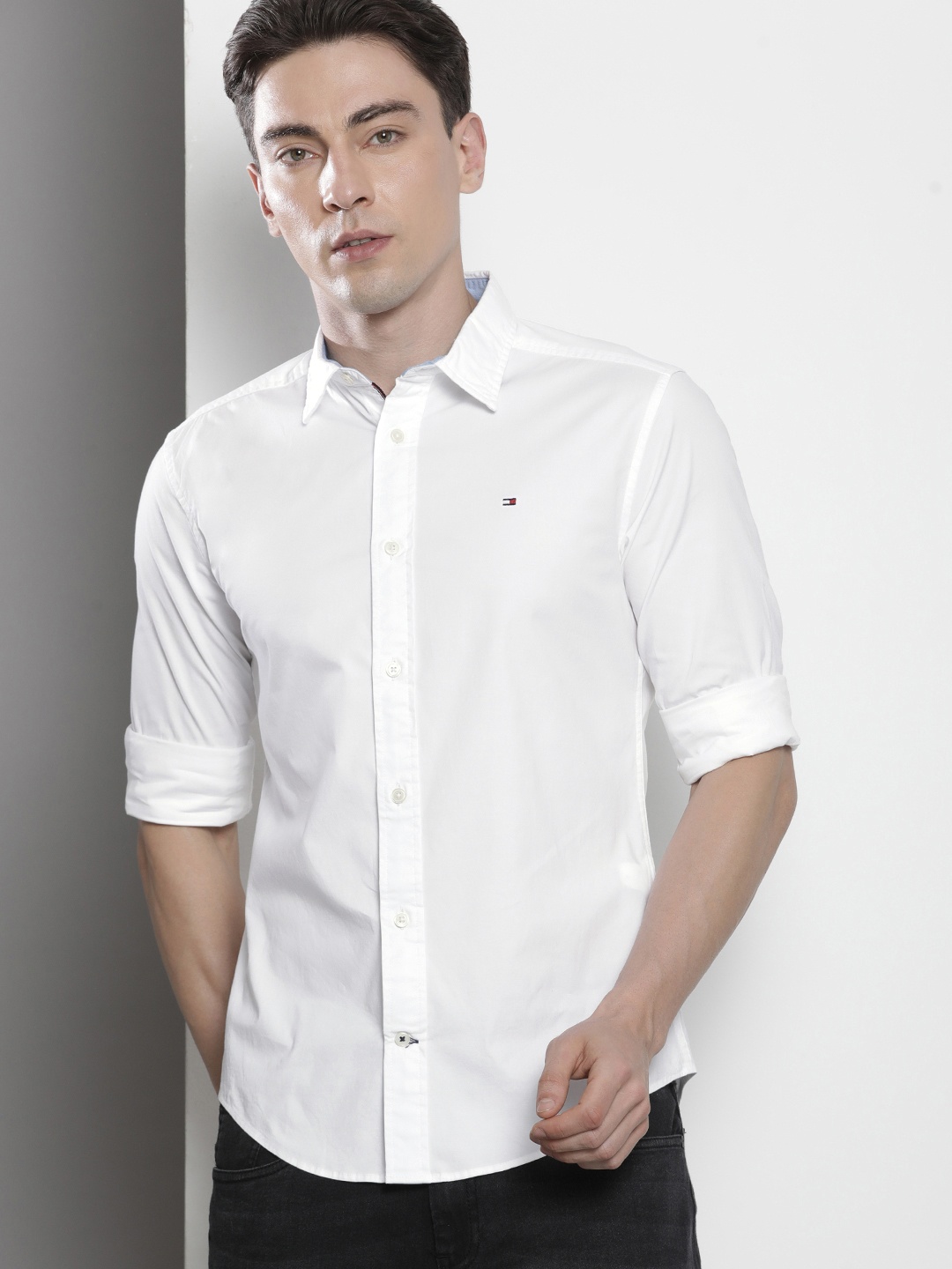

Tommy Hilfiger Men Casual Shirt, White