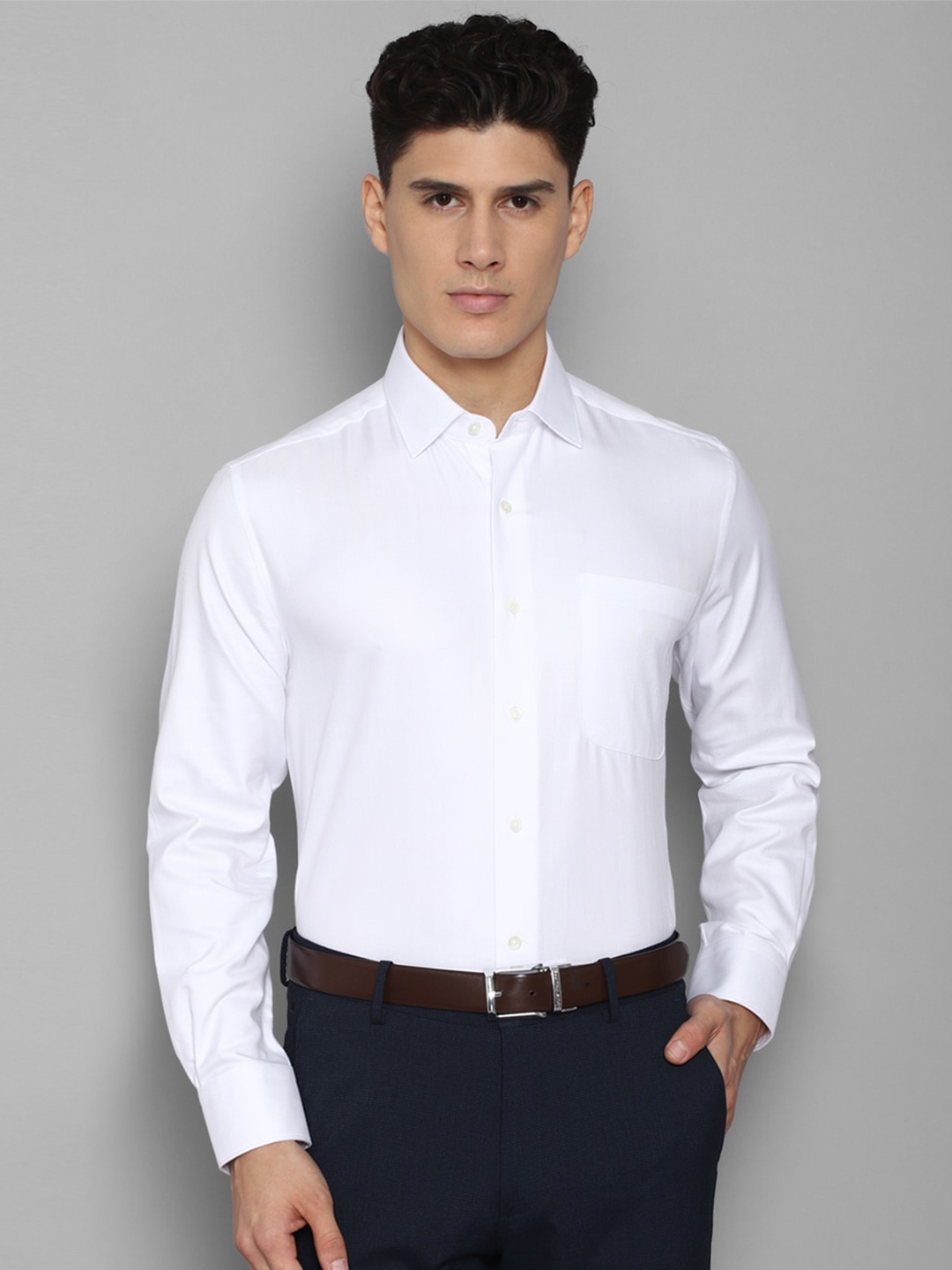 

Luxure by Louis Philippe Men Formal Pure Cotton Shirt, White