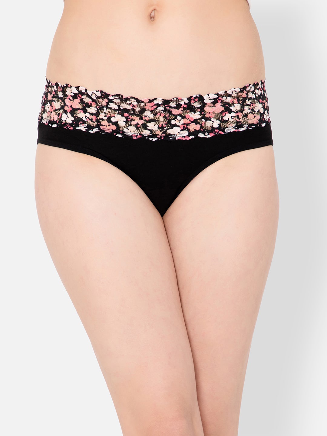 

Clovia Cotton Hipster Briefs PN3283A133XL, Black