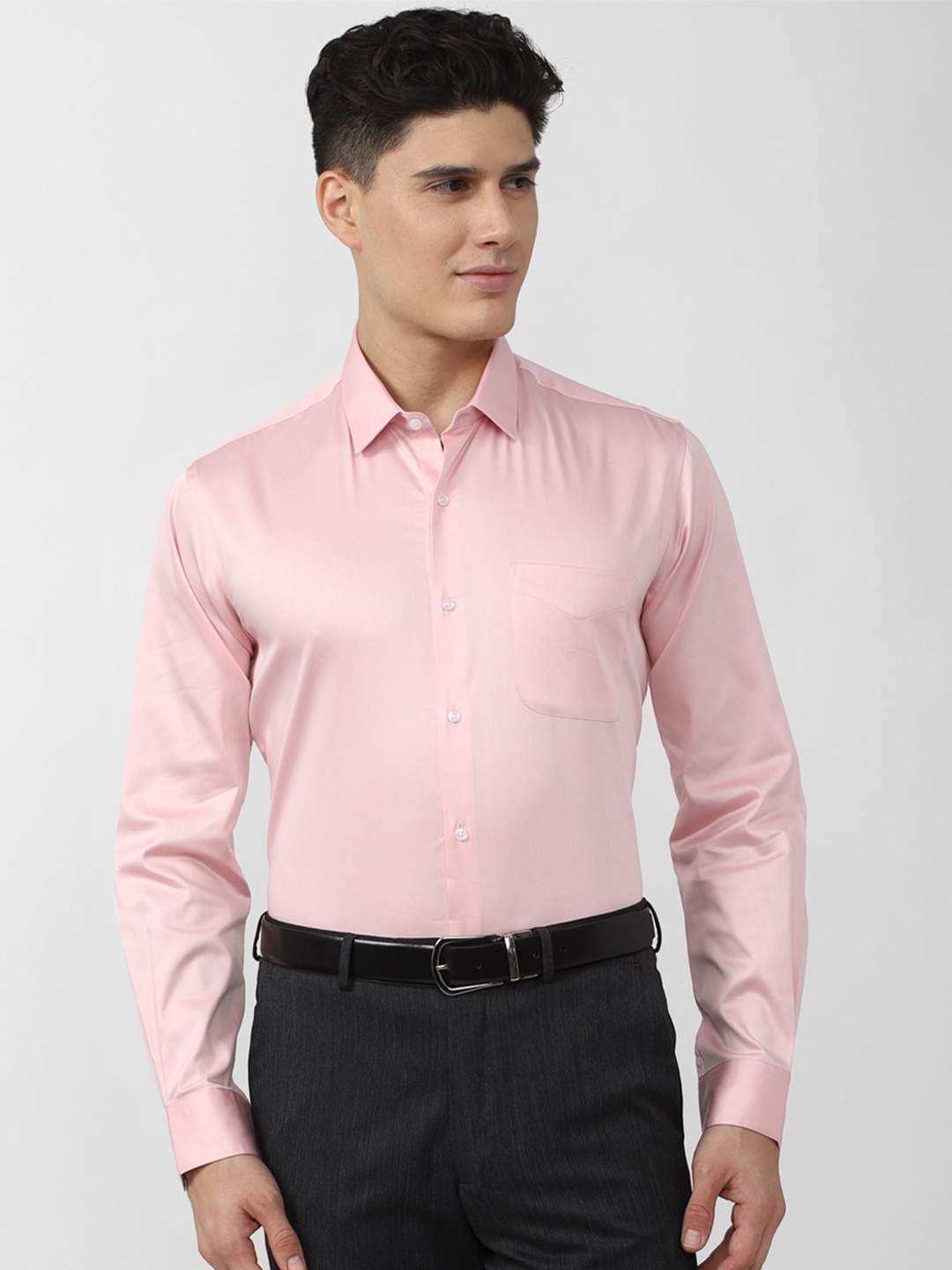 

Peter England Men Formal Shirt, Pink