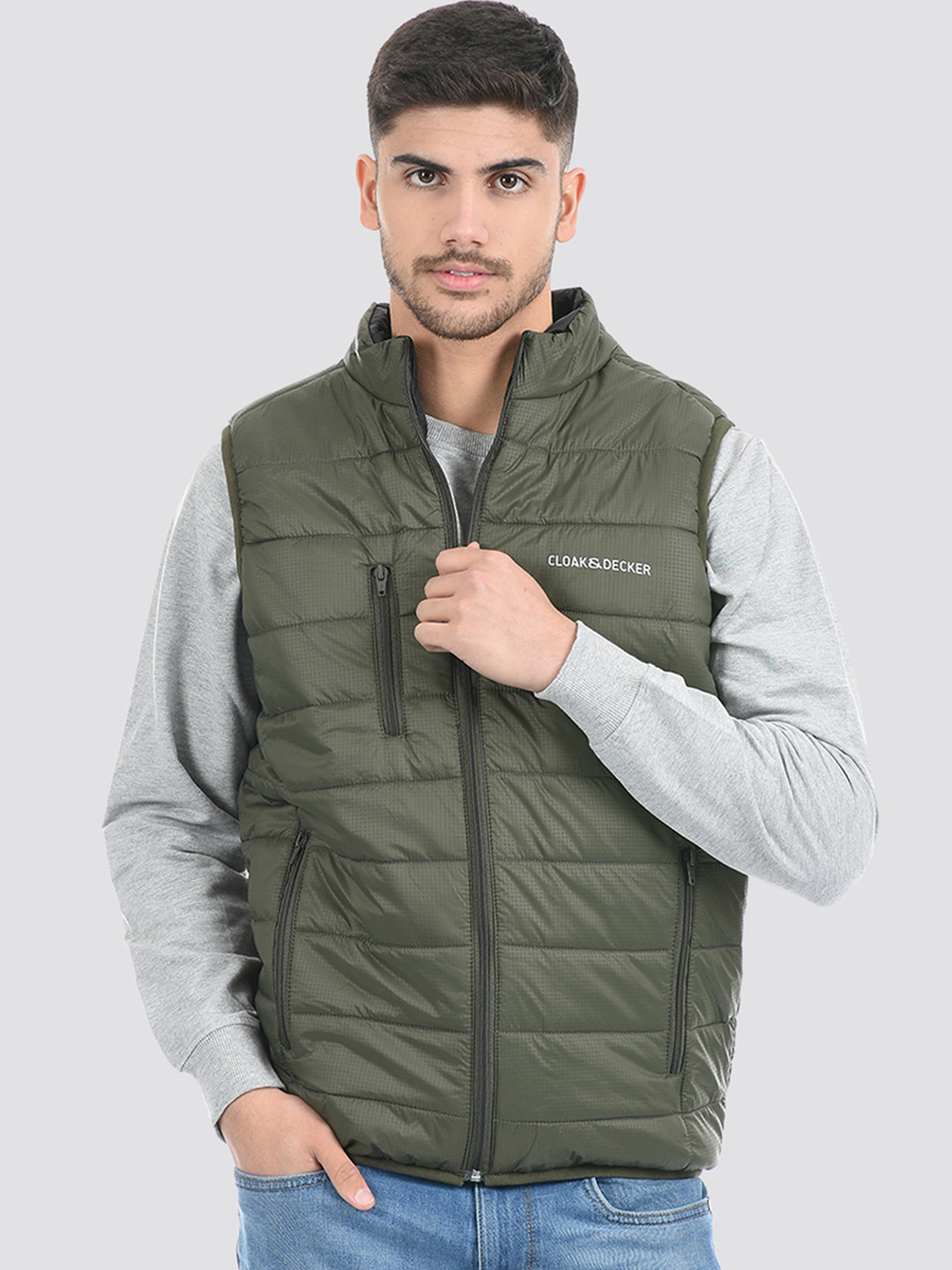 

Cloak & Decker by Monte Carlo Men Padded Jacket, Green