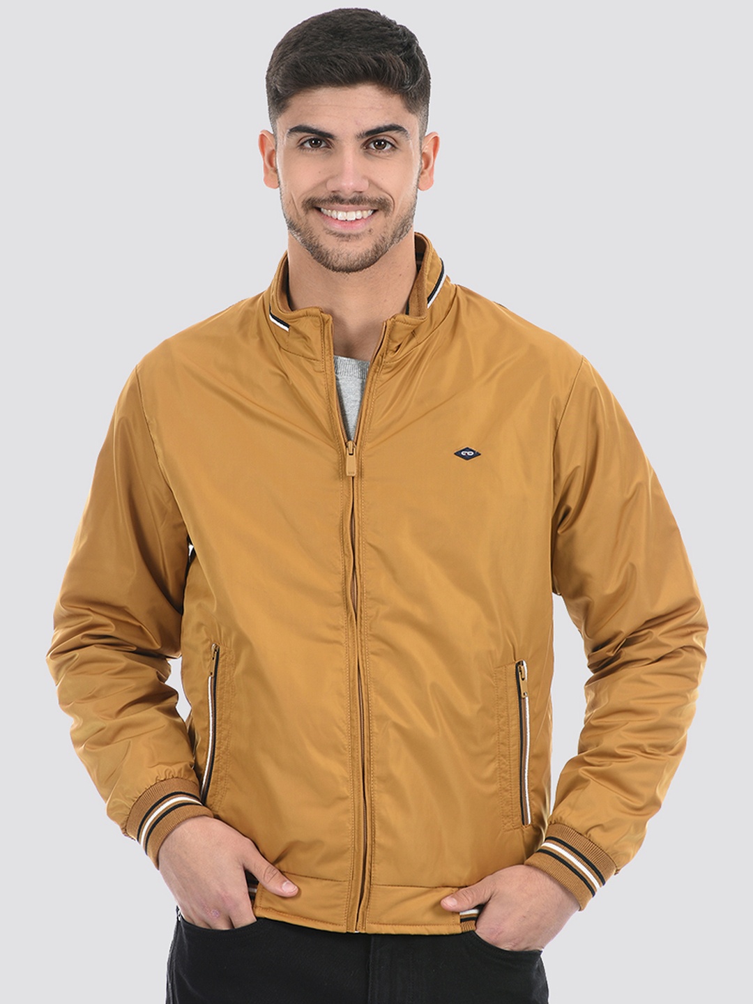 

Cloak & Decker by Monte Carlo Men Bomber Jacket, Yellow