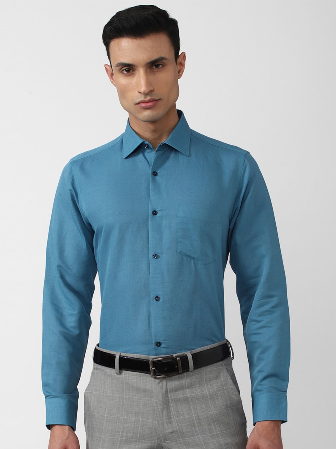 

Van Heusen Men Formal Shirt, Blue