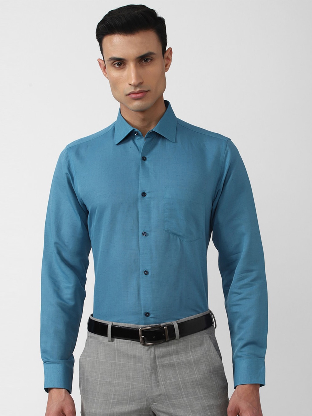 

Van Heusen Men Formal Shirt, Blue