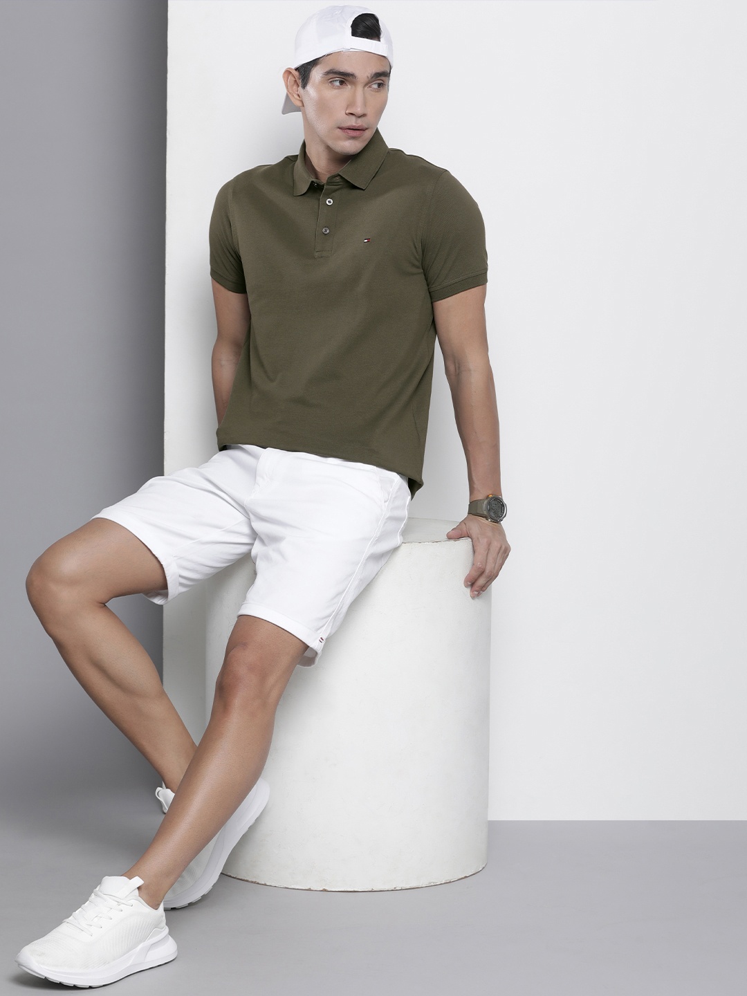 

Tommy Hilfiger Polo Collar Slim Fit T-shirt, Olive