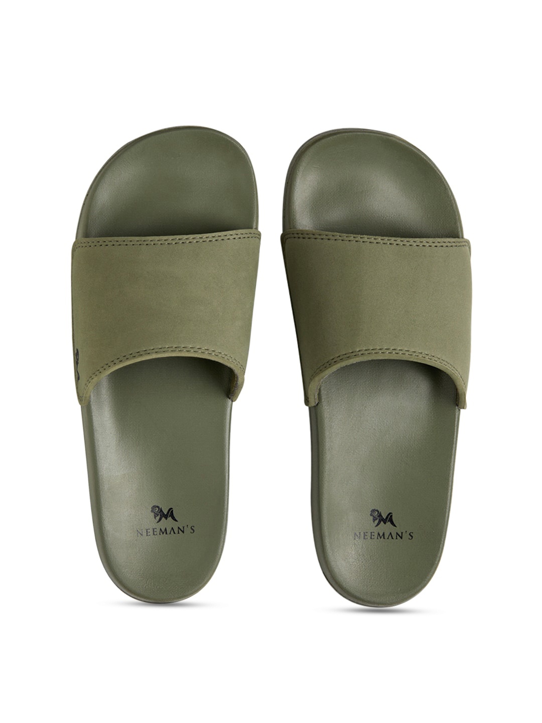 

NEEMANS Slip On Rubber Sliders, Green