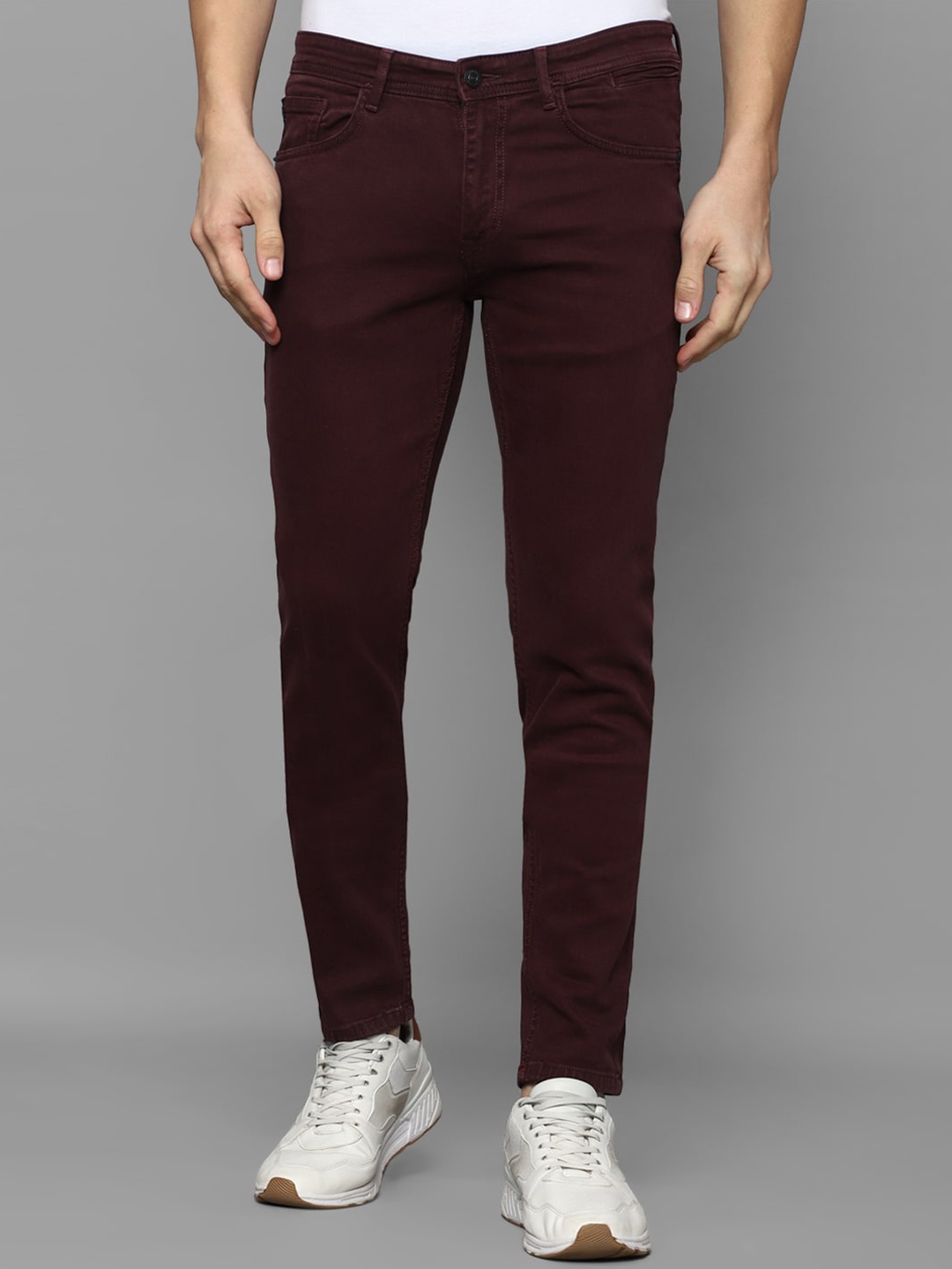 

Allen Solly Men Cotton Skinny Fit Jeans, Brown