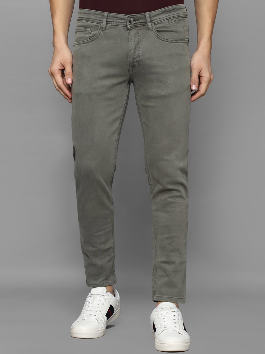 

Allen Solly Men Cotton Skinny Fit Jeans, Grey