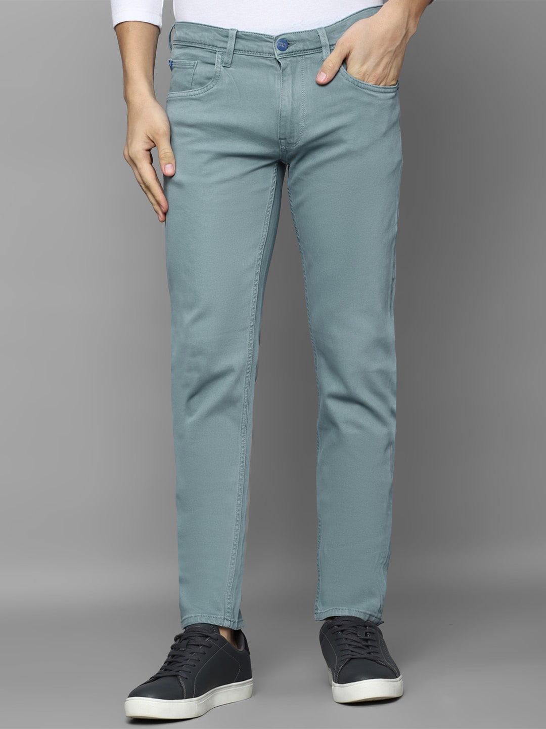 

Allen Solly Men Cotton Skinny Fit Jeans, Blue