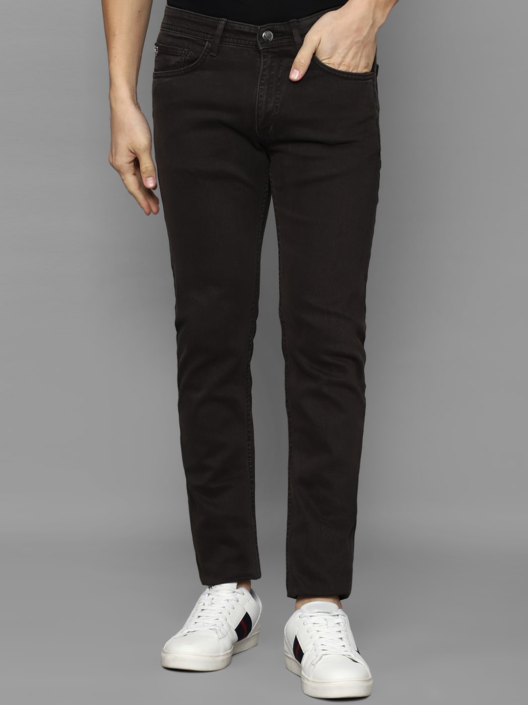 

Allen Solly Men Cotton Skinny Fit Jeans, Black