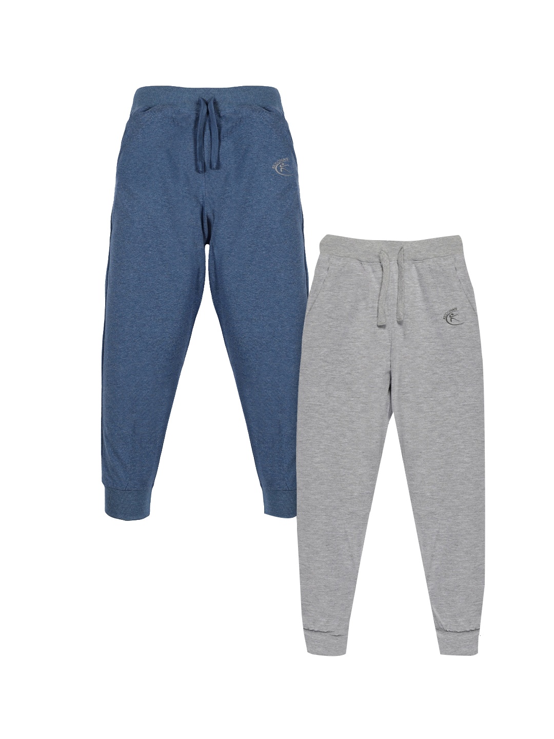 

KiddoPanti Kids Pack Of 2 Pure Cotton Joggers, Blue