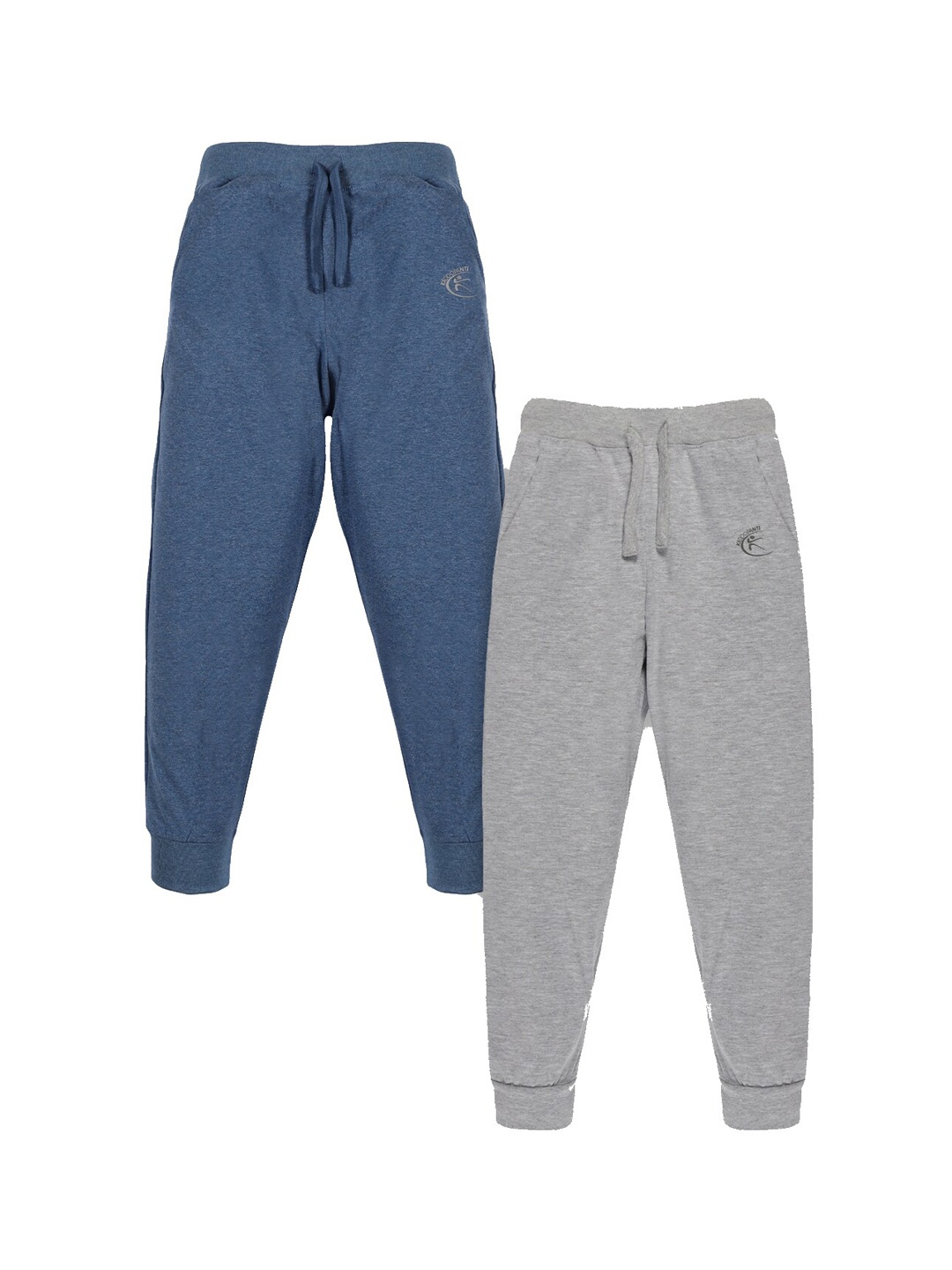 

KiddoPanti Kids Pack Of 2 Pure Cotton Joggers, Blue