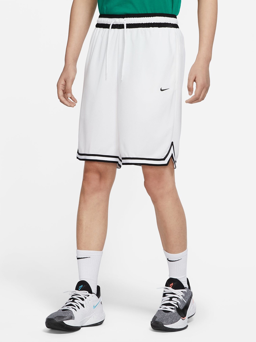 

Nike Men Dri-FIT DNA 10IN Loose Fit Sports Shorts, White