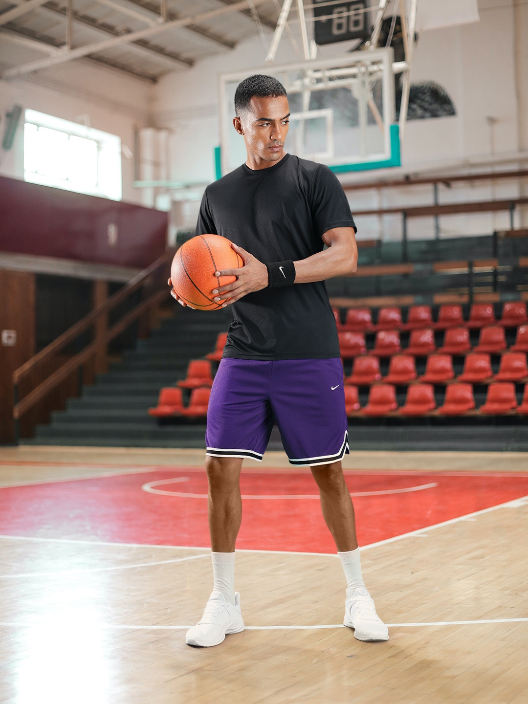 

Nike Men Dri-FIT DNA 3.0 M2Z N Sports Shorts, Purple