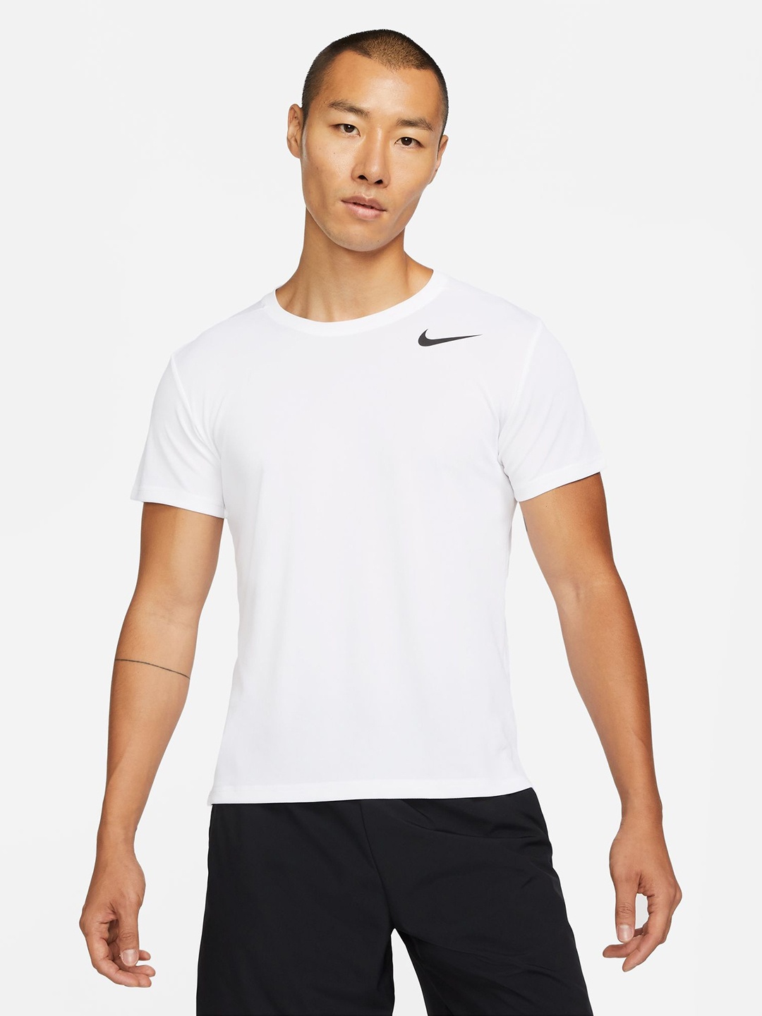 

Nike Brand Logo Printed Dri-FIT SUPERSET SS NFS T-shirt, White